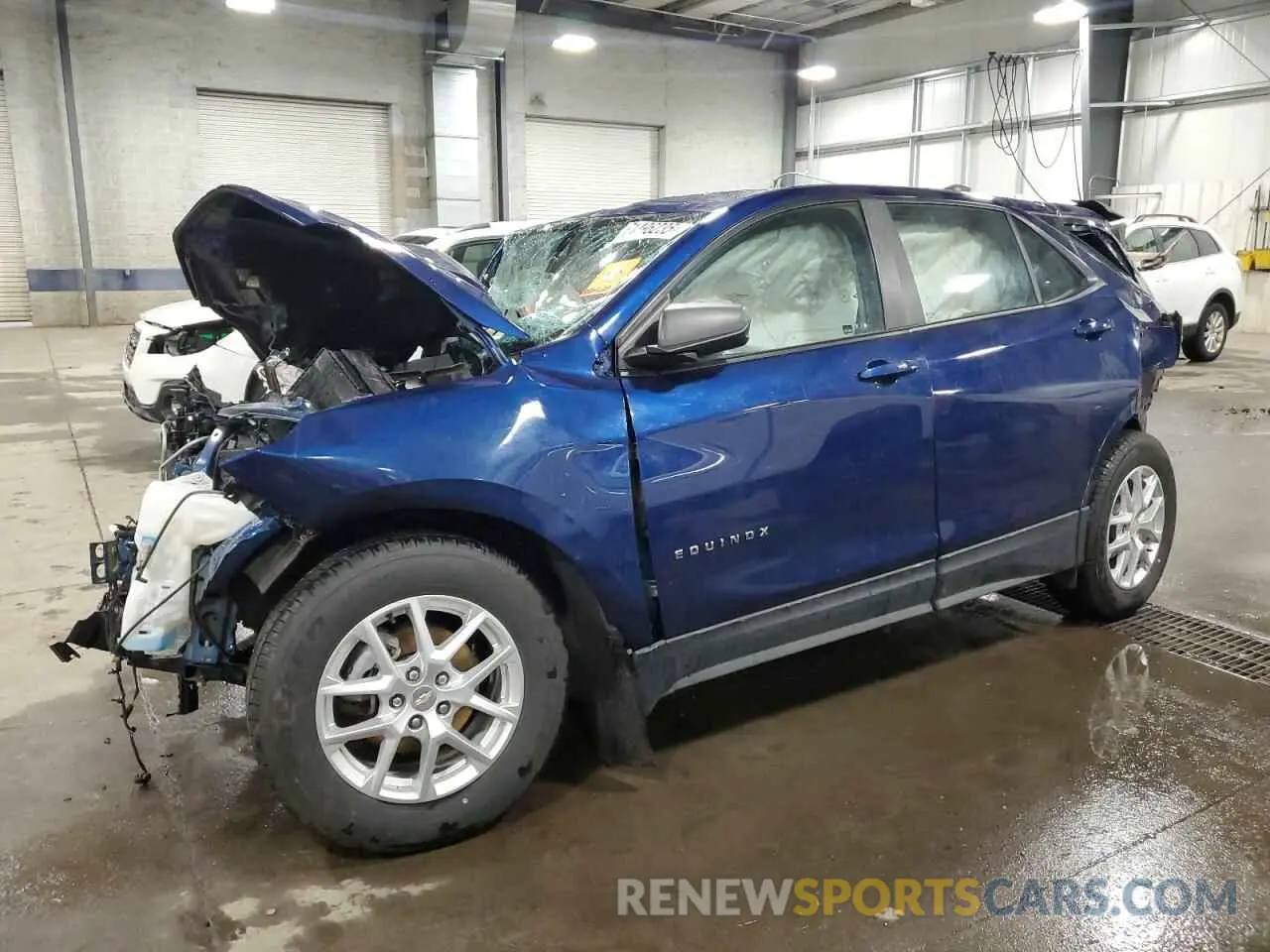1 Photograph of a damaged car 3GNAXHEV0NS211581 CHEVROLET EQUINOX 2022