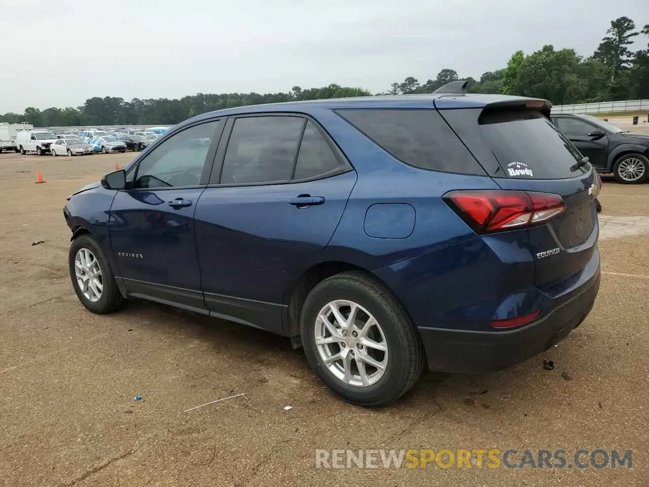 2 Photograph of a damaged car 3GNAXHEV0NS244306 CHEVROLET EQUINOX 2022