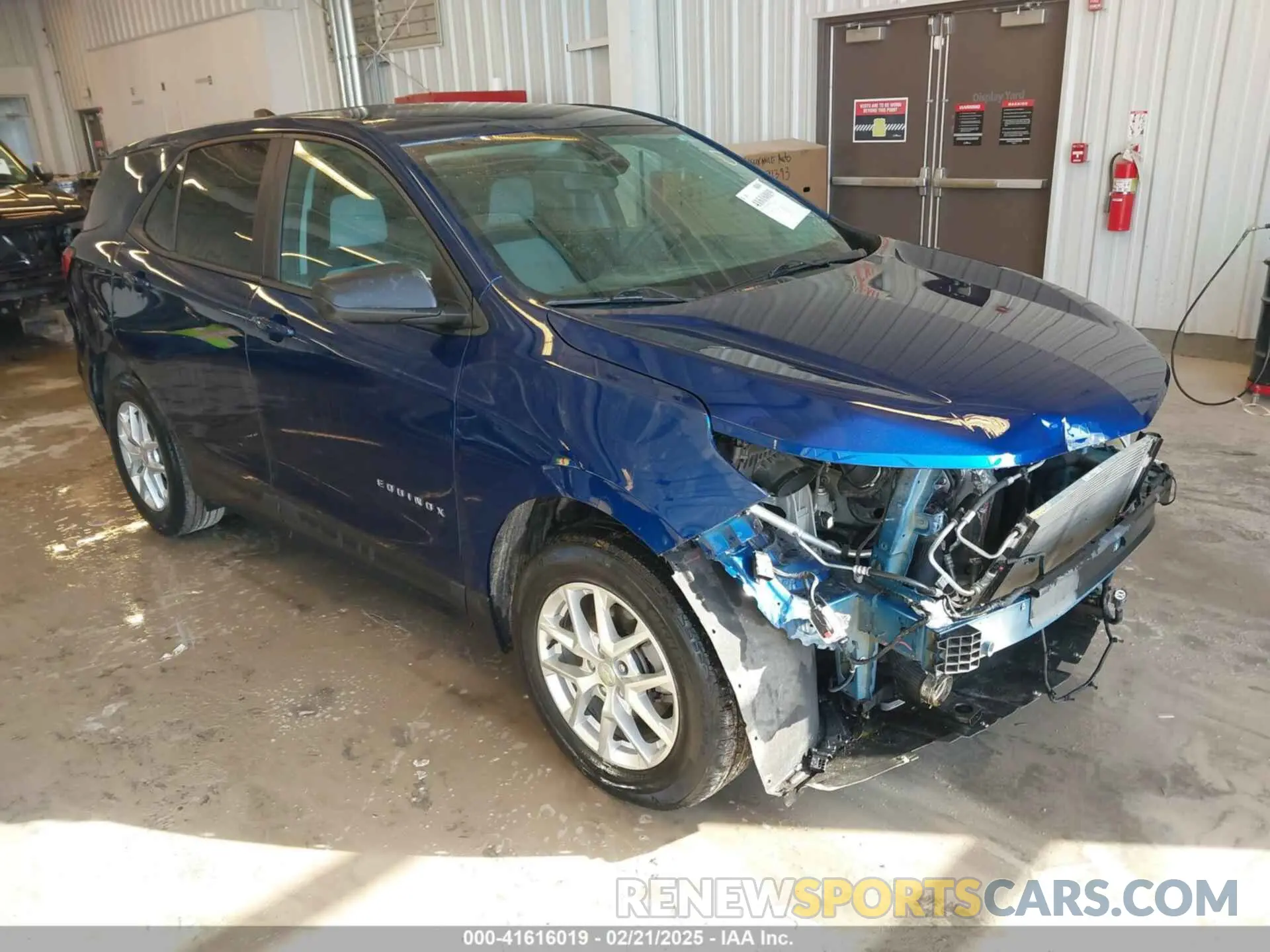 1 Photograph of a damaged car 3GNAXHEV1NS106726 CHEVROLET EQUINOX 2022