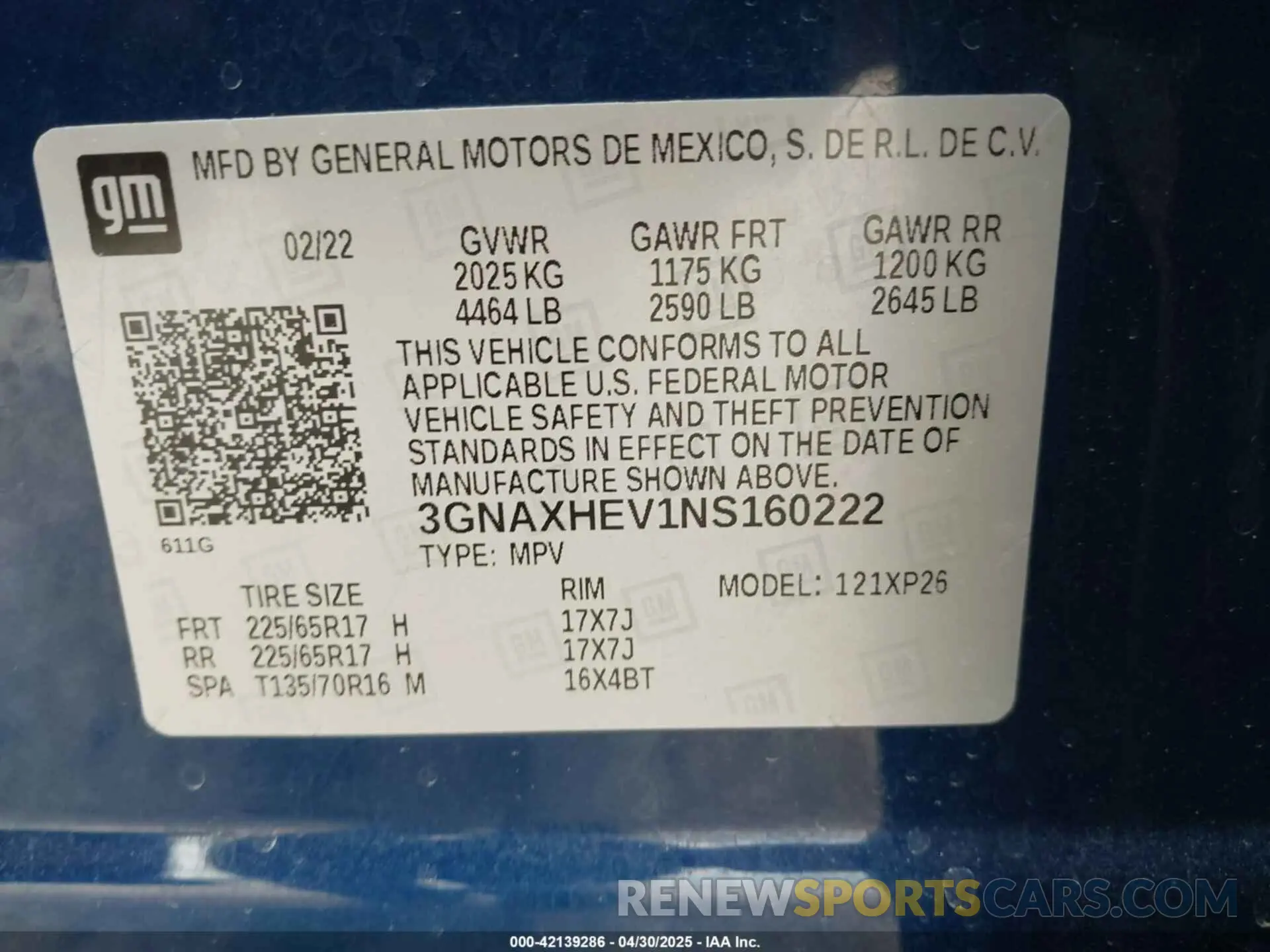 9 Photograph of a damaged car 3GNAXHEV1NS160222 CHEVROLET EQUINOX 2022