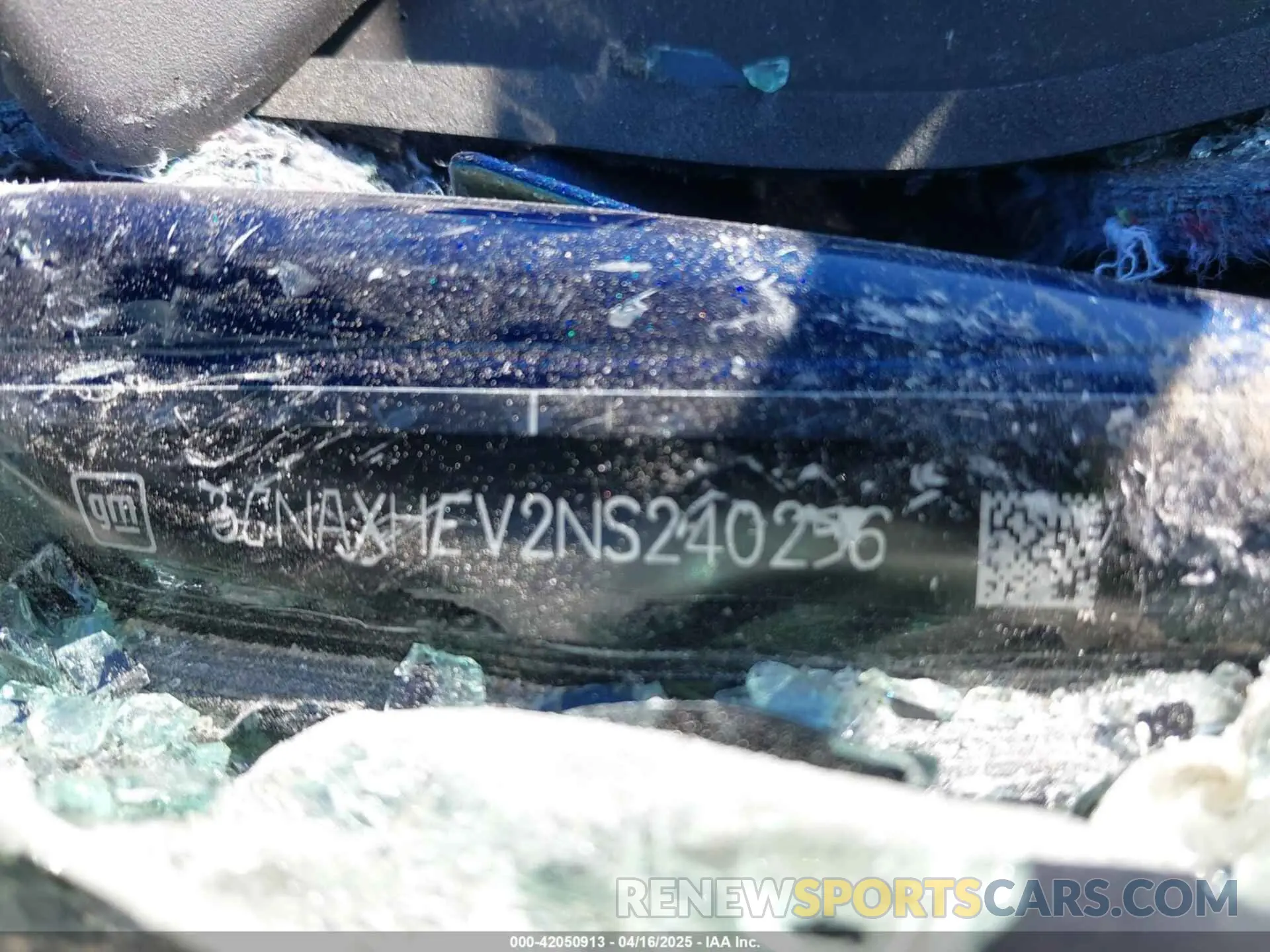 9 Photograph of a damaged car 3GNAXHEV2NS240256 CHEVROLET EQUINOX 2022