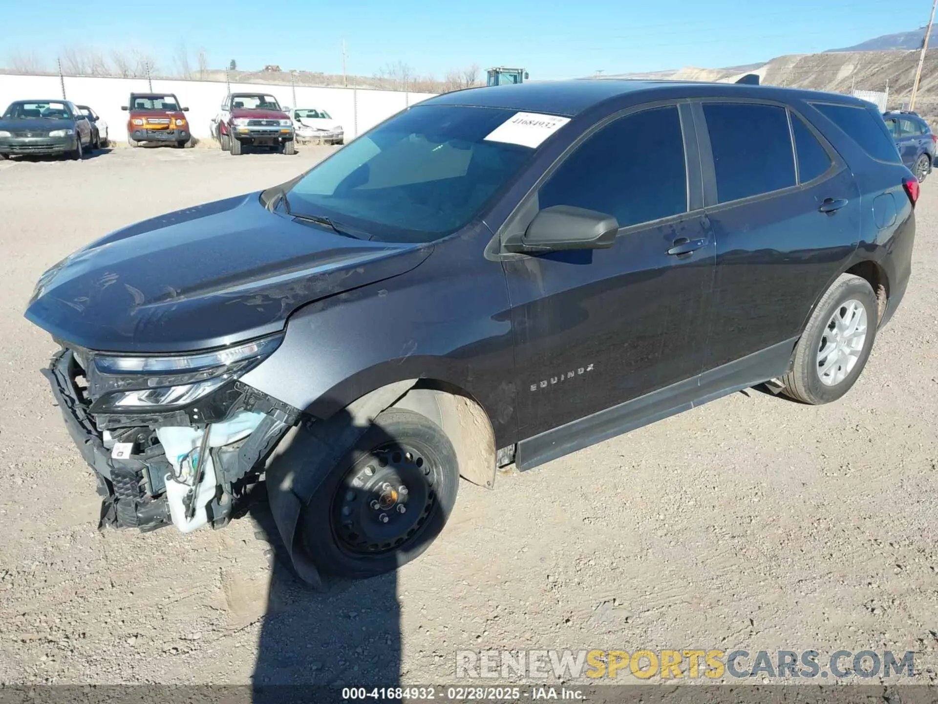 2 Photograph of a damaged car 3GNAXHEV3NS167589 CHEVROLET EQUINOX 2022