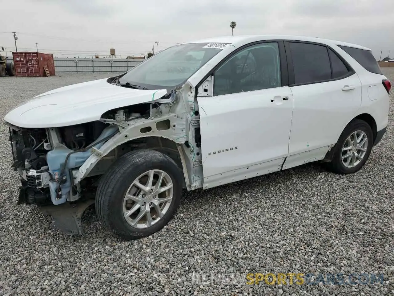 1 Photograph of a damaged car 3GNAXHEV3NS234207 CHEVROLET EQUINOX 2022
