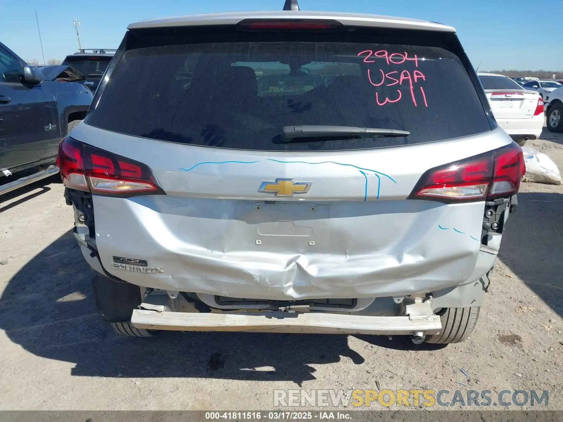 6 Photograph of a damaged car 3GNAXHEV4NS191691 CHEVROLET EQUINOX 2022