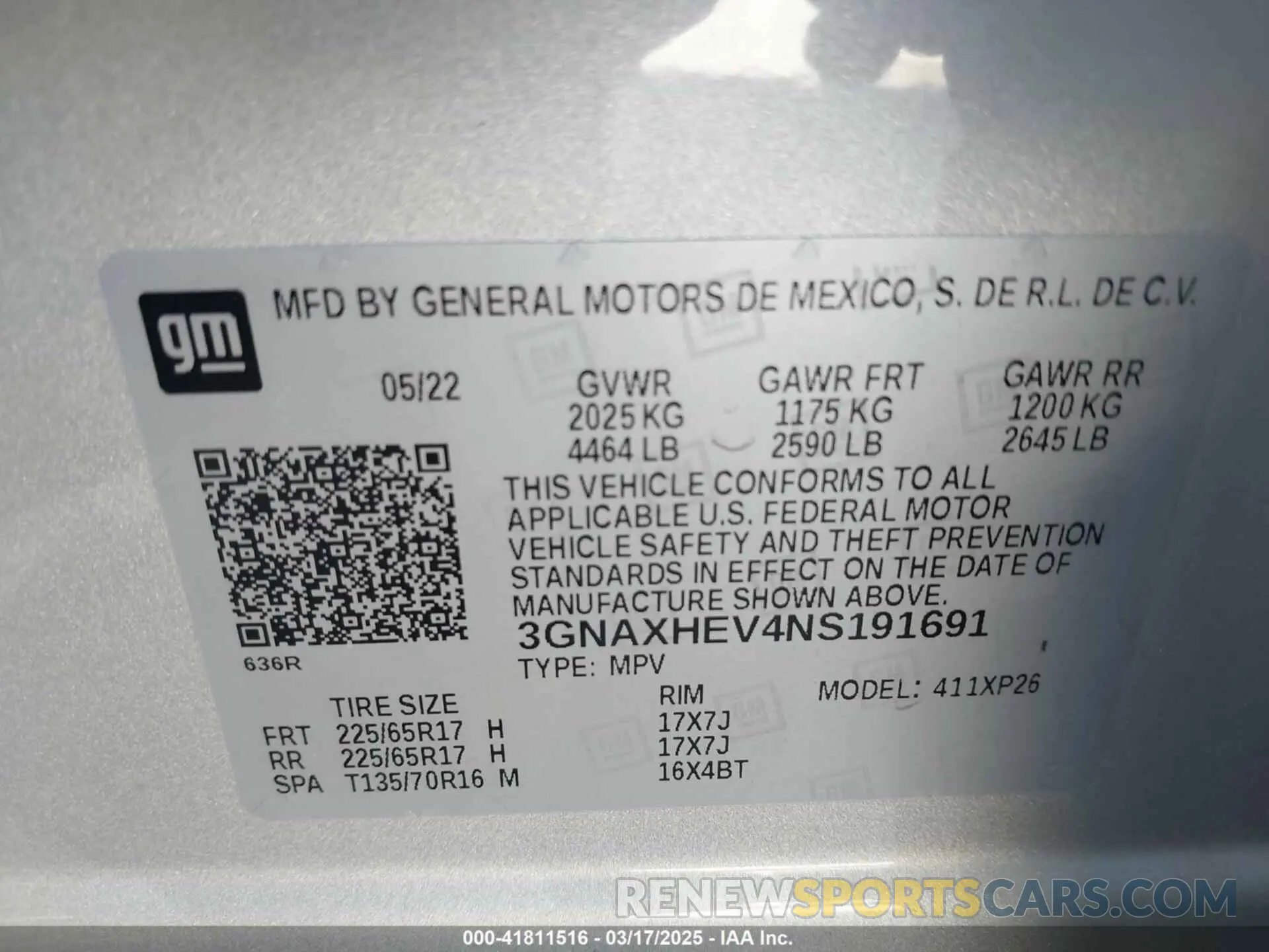 9 Photograph of a damaged car 3GNAXHEV4NS191691 CHEVROLET EQUINOX 2022