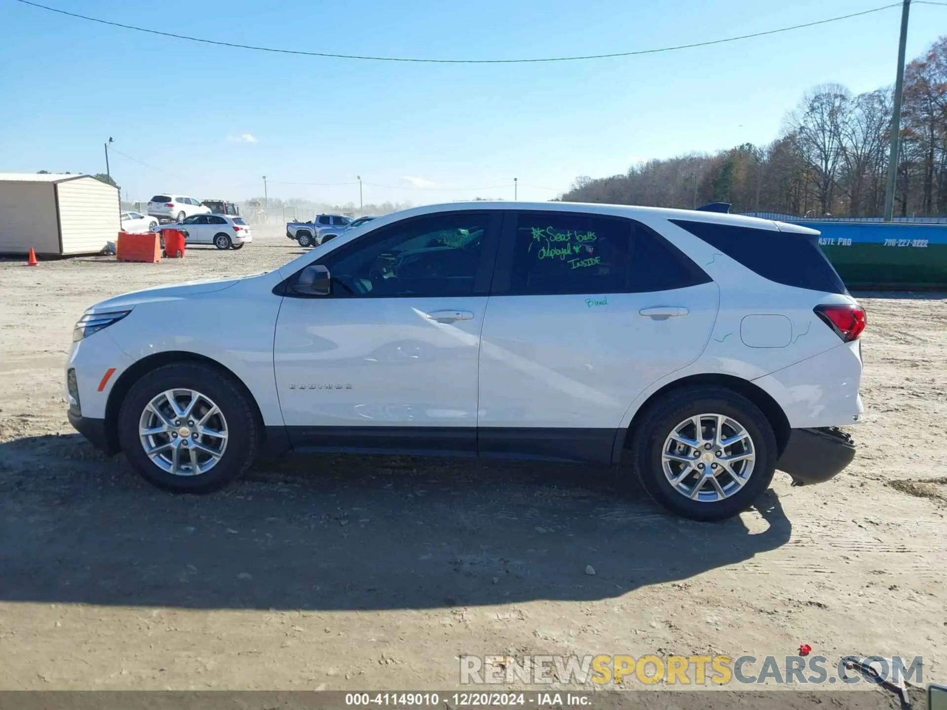 14 Photograph of a damaged car 3GNAXHEV5NS170333 CHEVROLET EQUINOX 2022