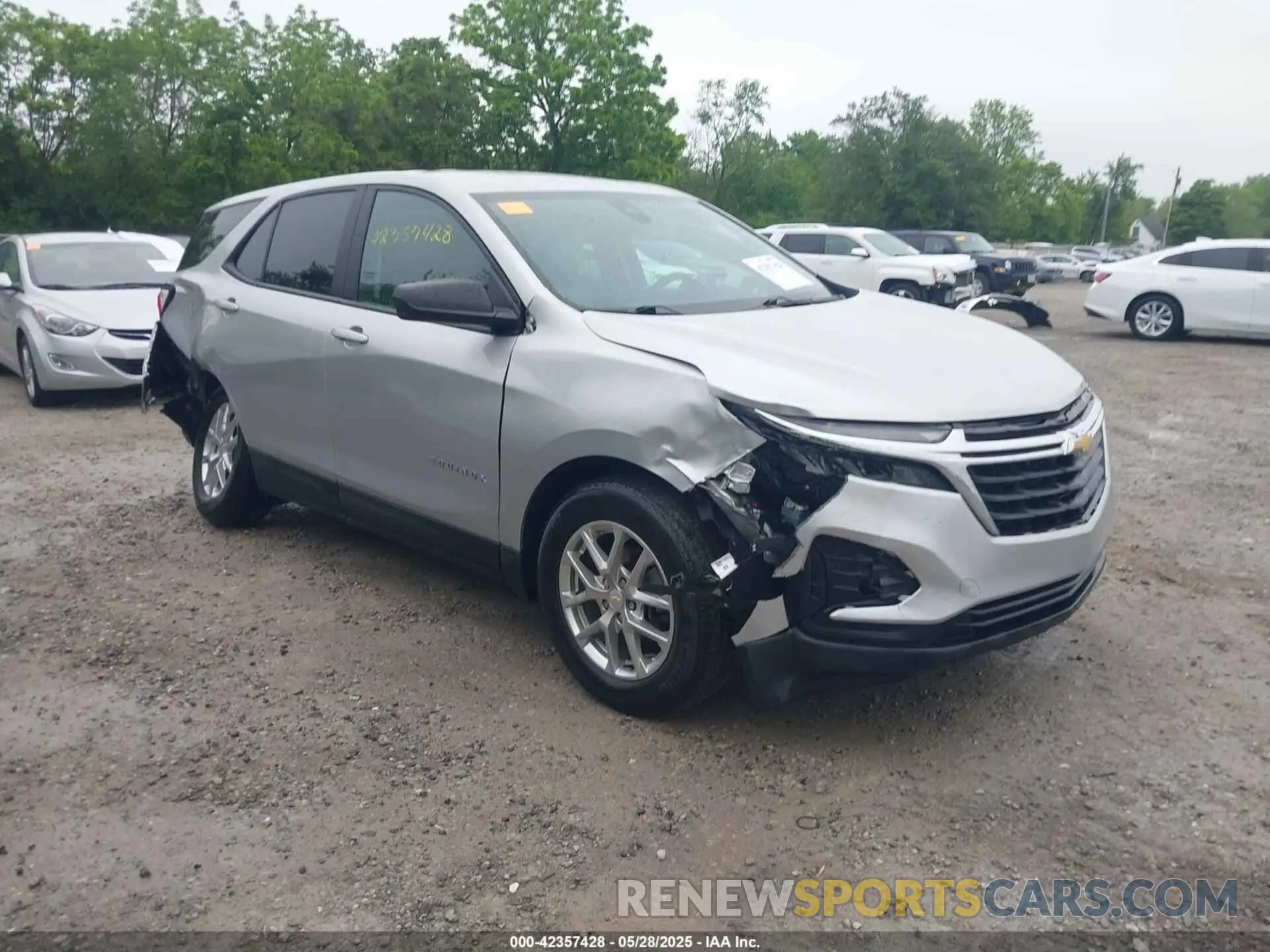 1 Photograph of a damaged car 3GNAXHEV6NS159907 CHEVROLET EQUINOX 2022