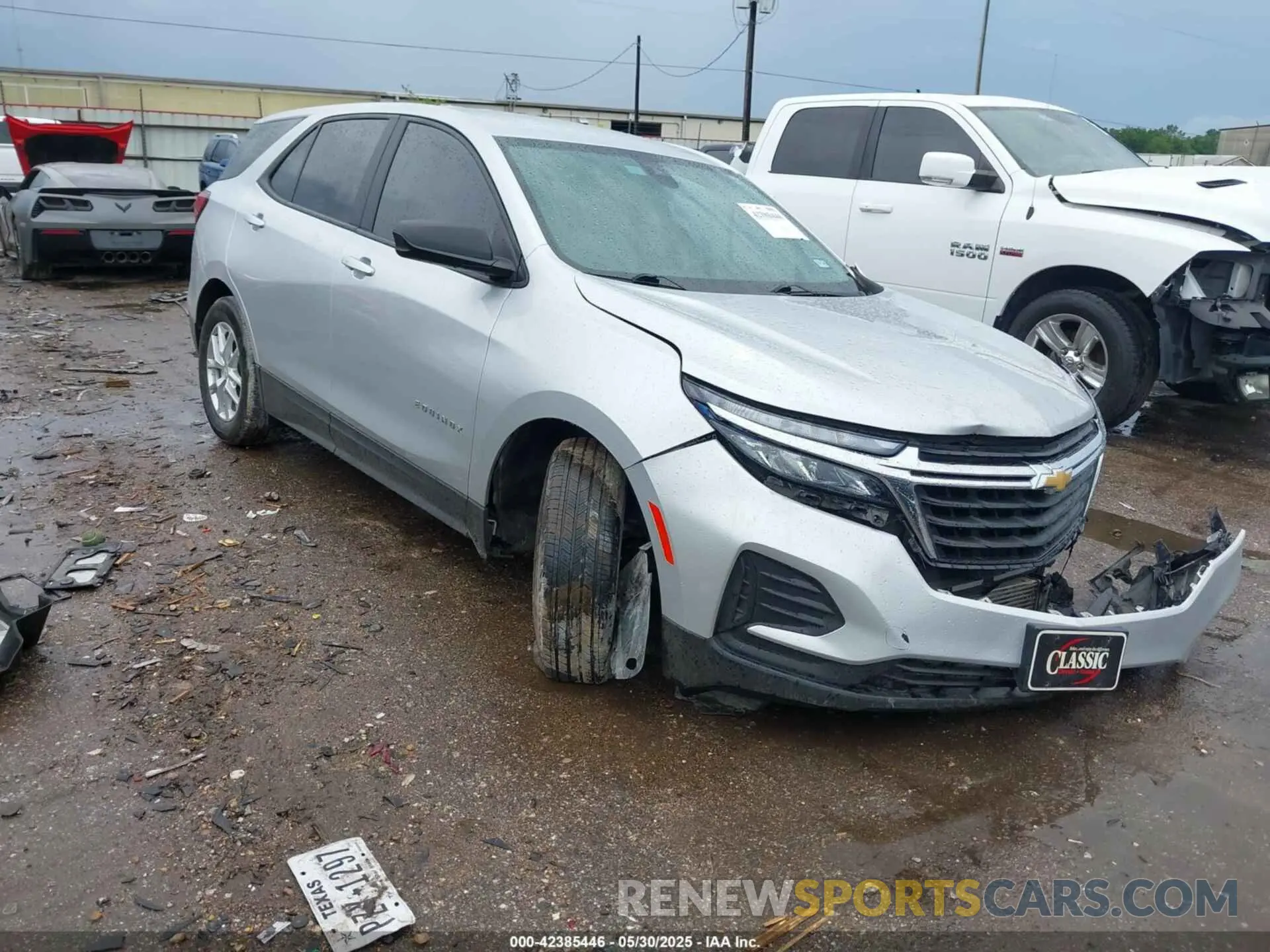 1 Photograph of a damaged car 3GNAXHEV7NS161441 CHEVROLET EQUINOX 2022