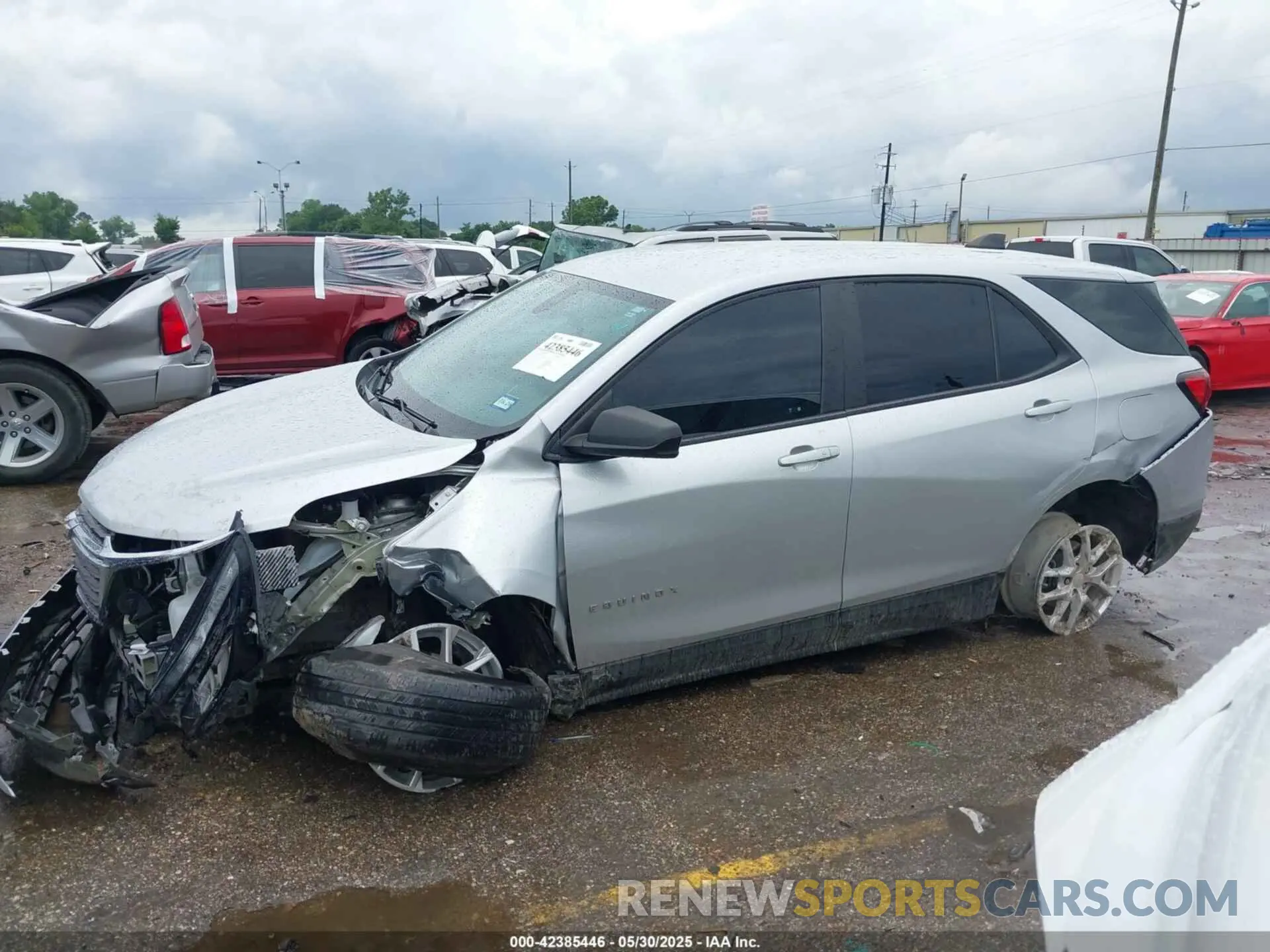 14 Photograph of a damaged car 3GNAXHEV7NS161441 CHEVROLET EQUINOX 2022
