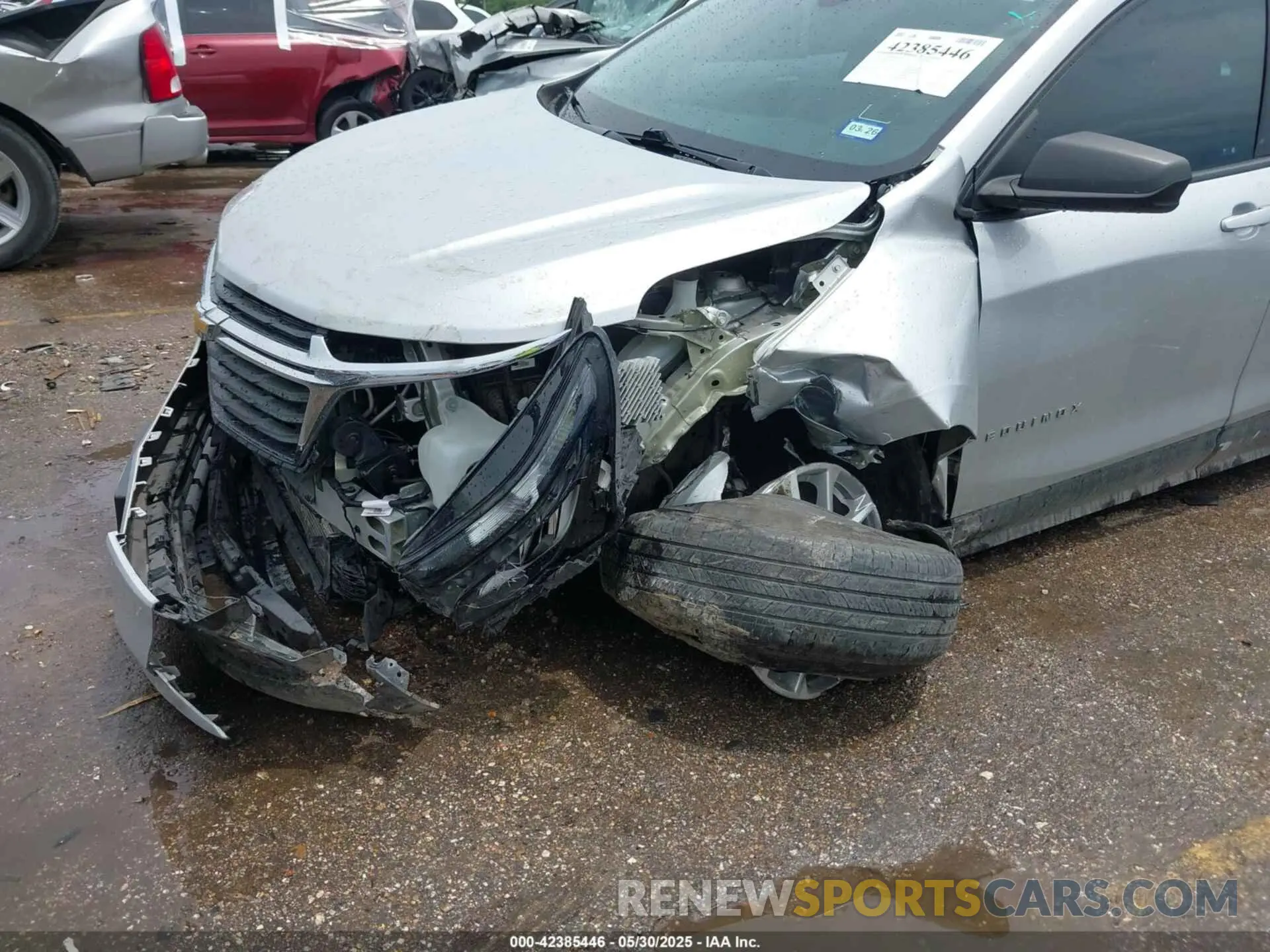 6 Photograph of a damaged car 3GNAXHEV7NS161441 CHEVROLET EQUINOX 2022