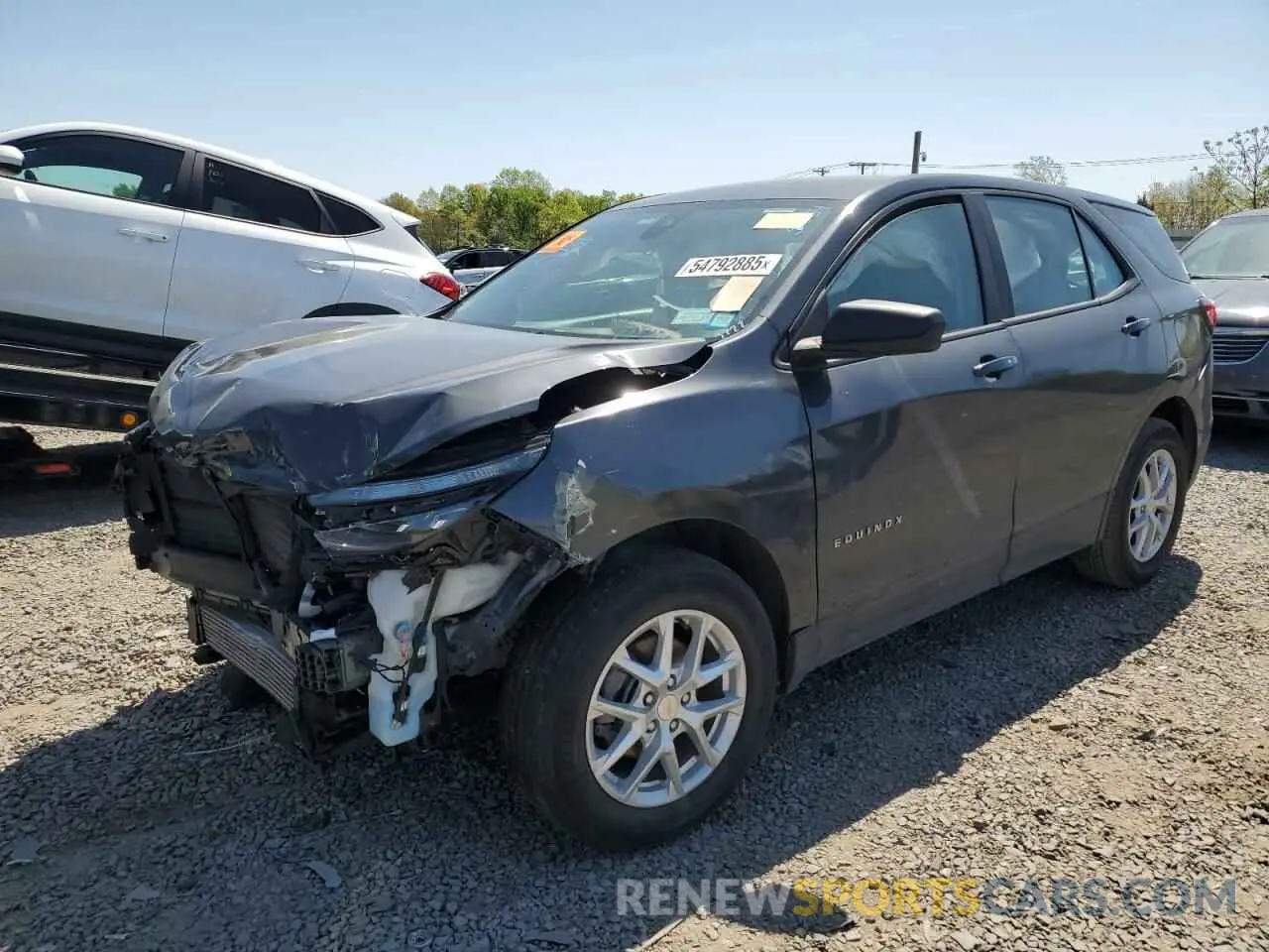 1 Photograph of a damaged car 3GNAXHEV8NS148679 CHEVROLET EQUINOX 2022