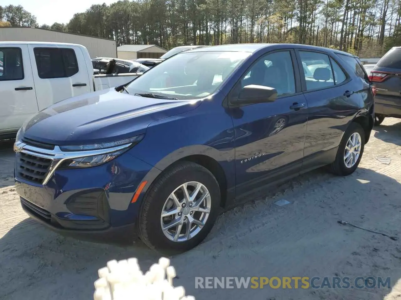 1 Photograph of a damaged car 3GNAXHEV8NS154143 CHEVROLET EQUINOX 2022