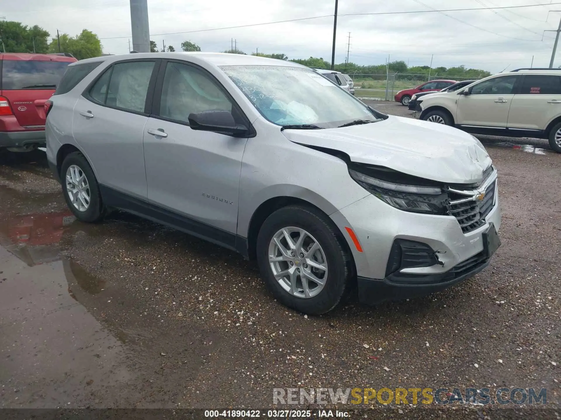 1 Photograph of a damaged car 3GNAXHEV9NS114301 CHEVROLET EQUINOX 2022