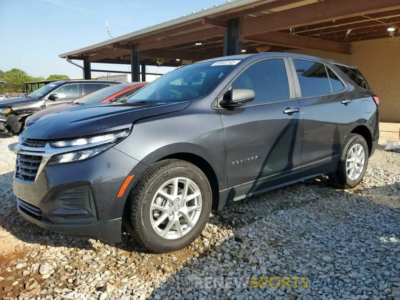 1 Photograph of a damaged car 3GNAXHEV9NS166351 CHEVROLET EQUINOX 2022