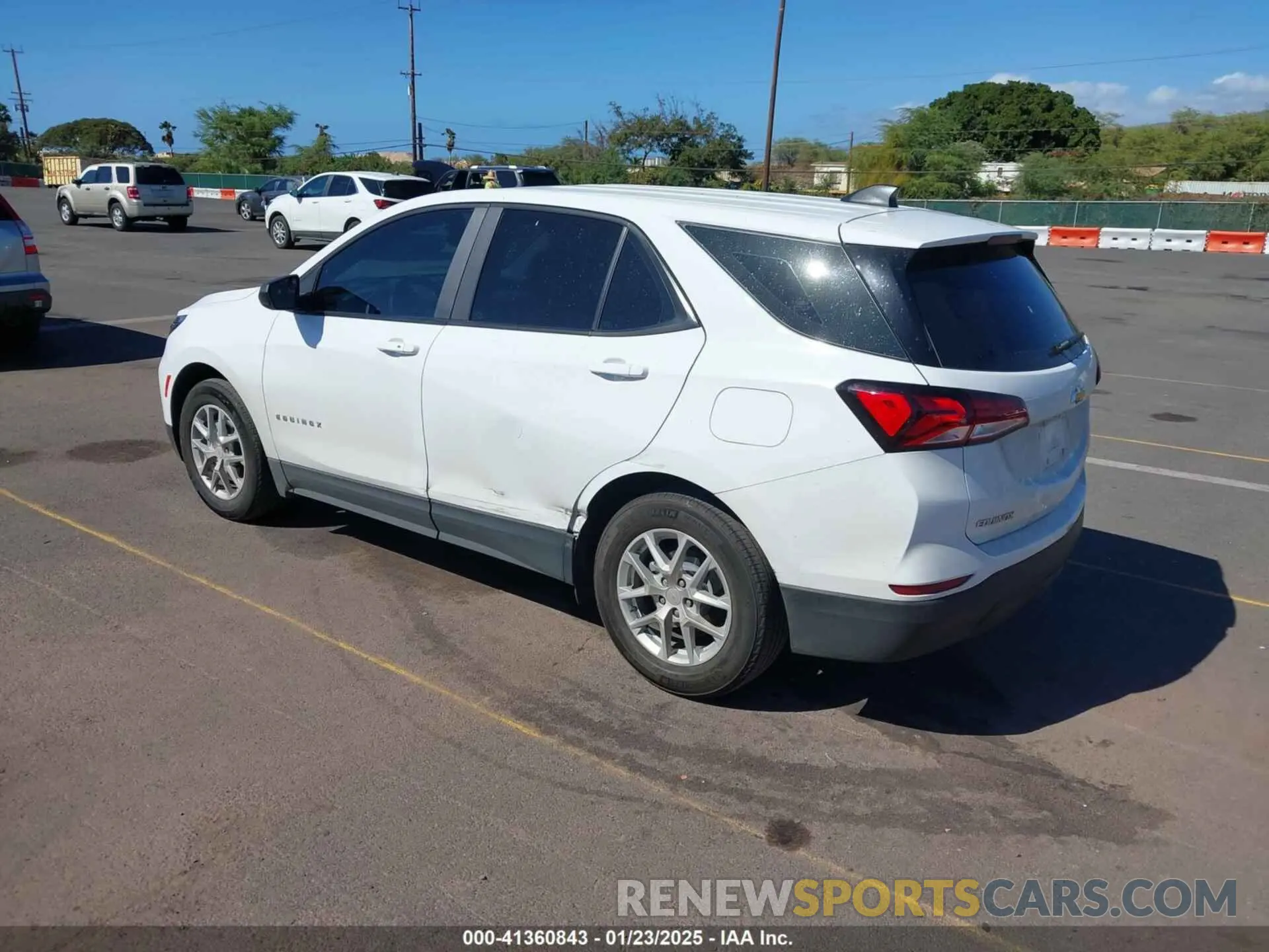 3 Photograph of a damaged car 3GNAXHEV9NS234664 CHEVROLET EQUINOX 2022