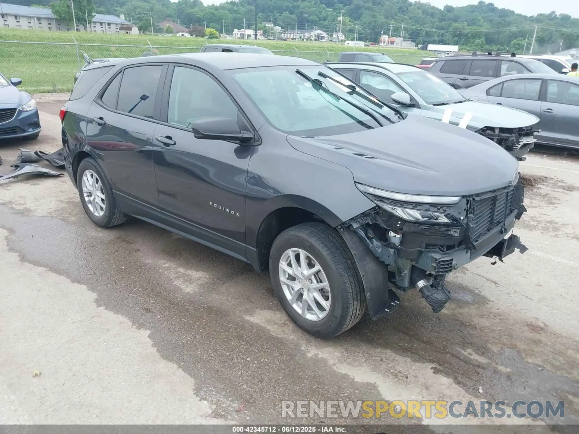 1 Photograph of a damaged car 3GNAXHEVXNS235323 CHEVROLET EQUINOX 2022