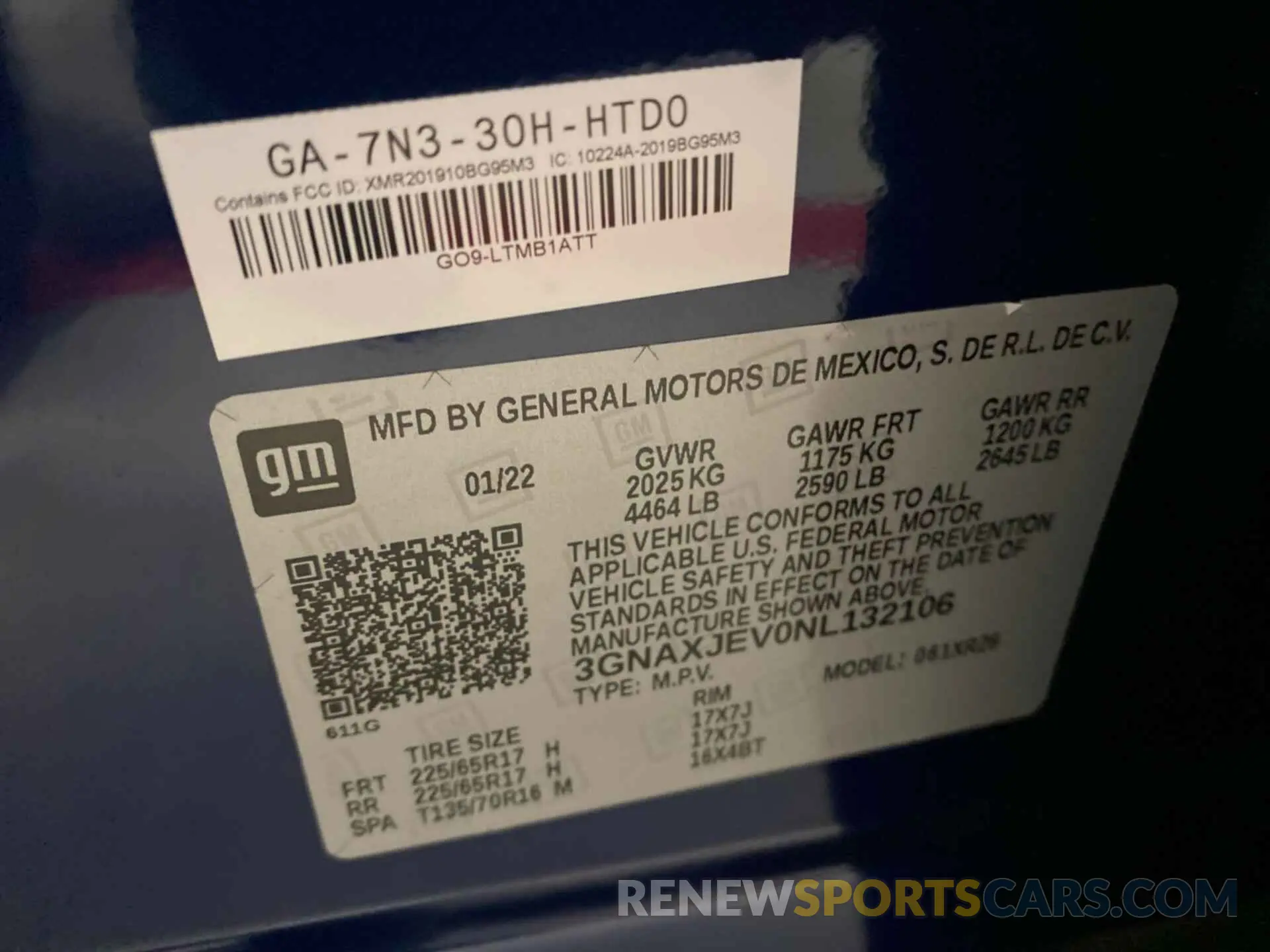 11 Photograph of a damaged car 3GNAXJEV0NL132106 CHEVROLET EQUINOX 2022