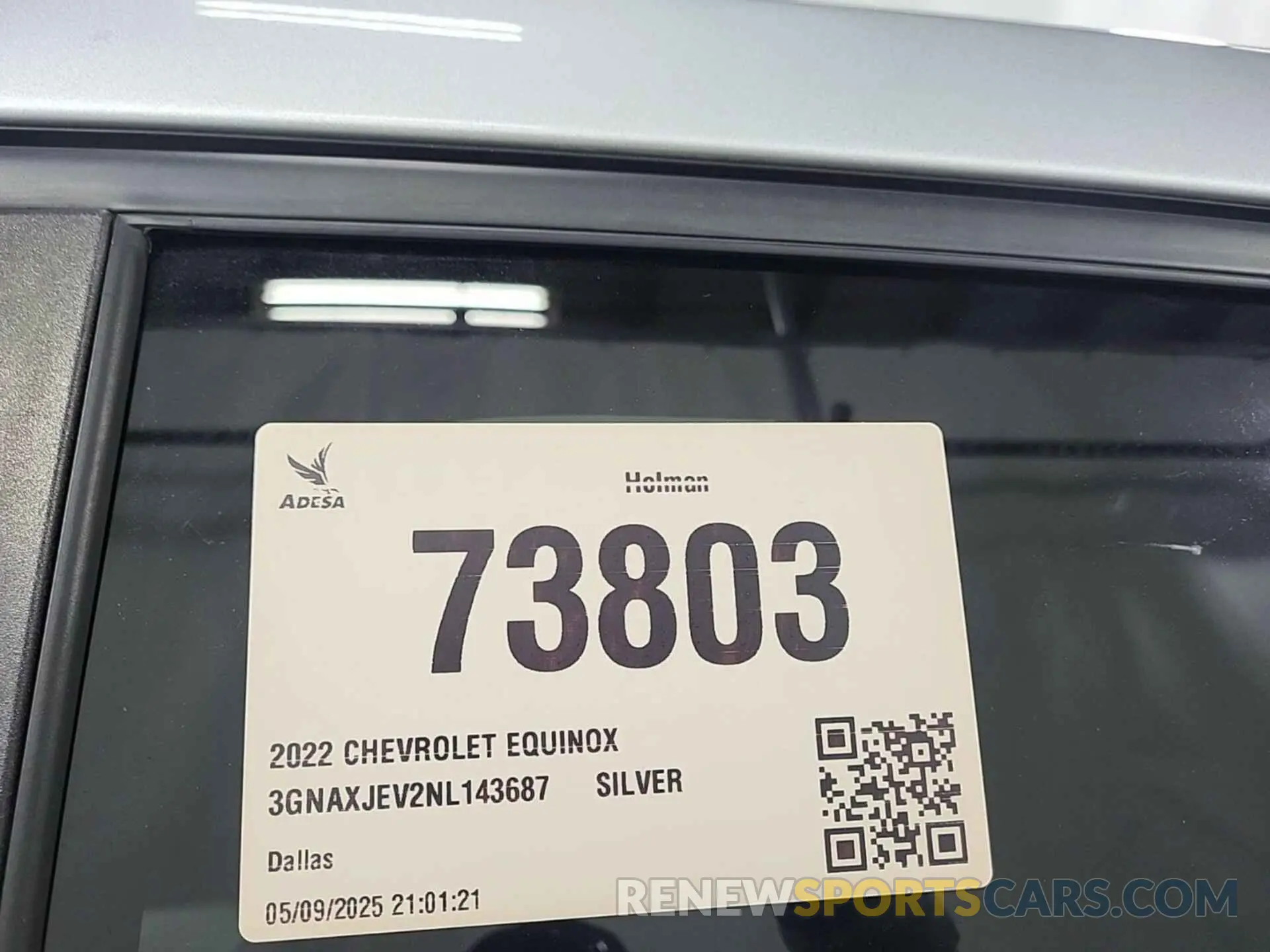 33 Photograph of a damaged car 3GNAXJEV2NL143687 CHEVROLET EQUINOX 2022