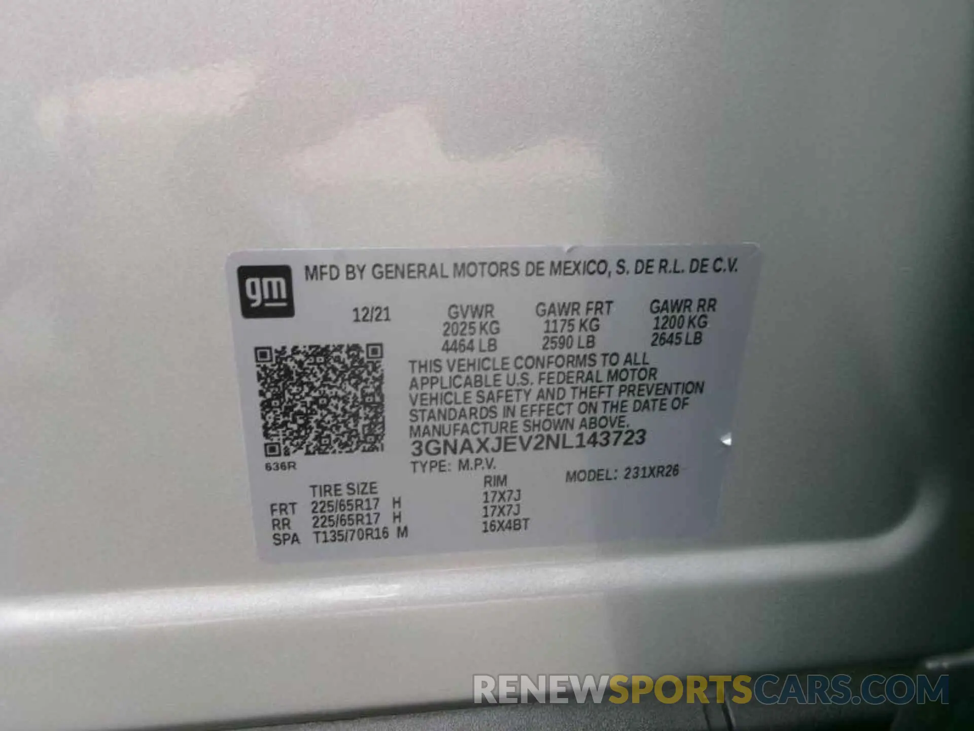 9 Photograph of a damaged car 3GNAXJEV2NL143723 CHEVROLET EQUINOX 2022