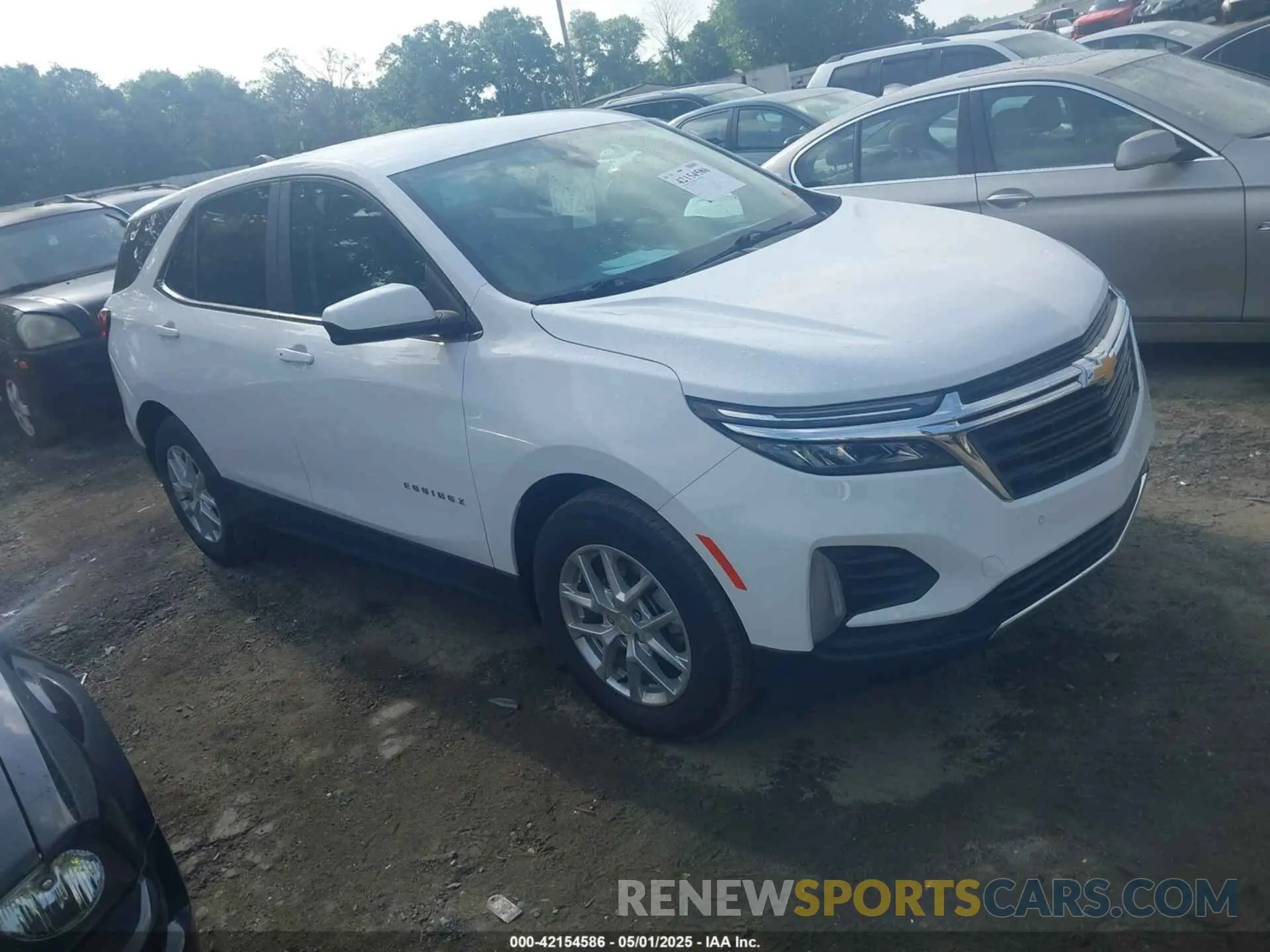 1 Photograph of a damaged car 3GNAXJEV3NL181171 CHEVROLET EQUINOX 2022