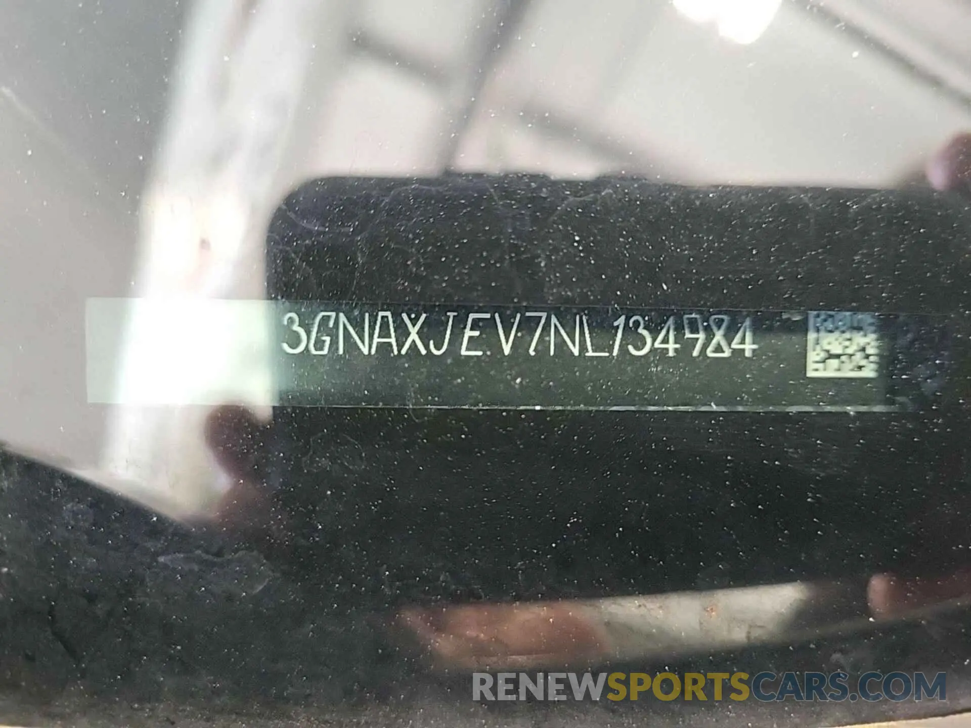 1 Photograph of a damaged car 3GNAXJEV7NL134984 CHEVROLET EQUINOX 2022
