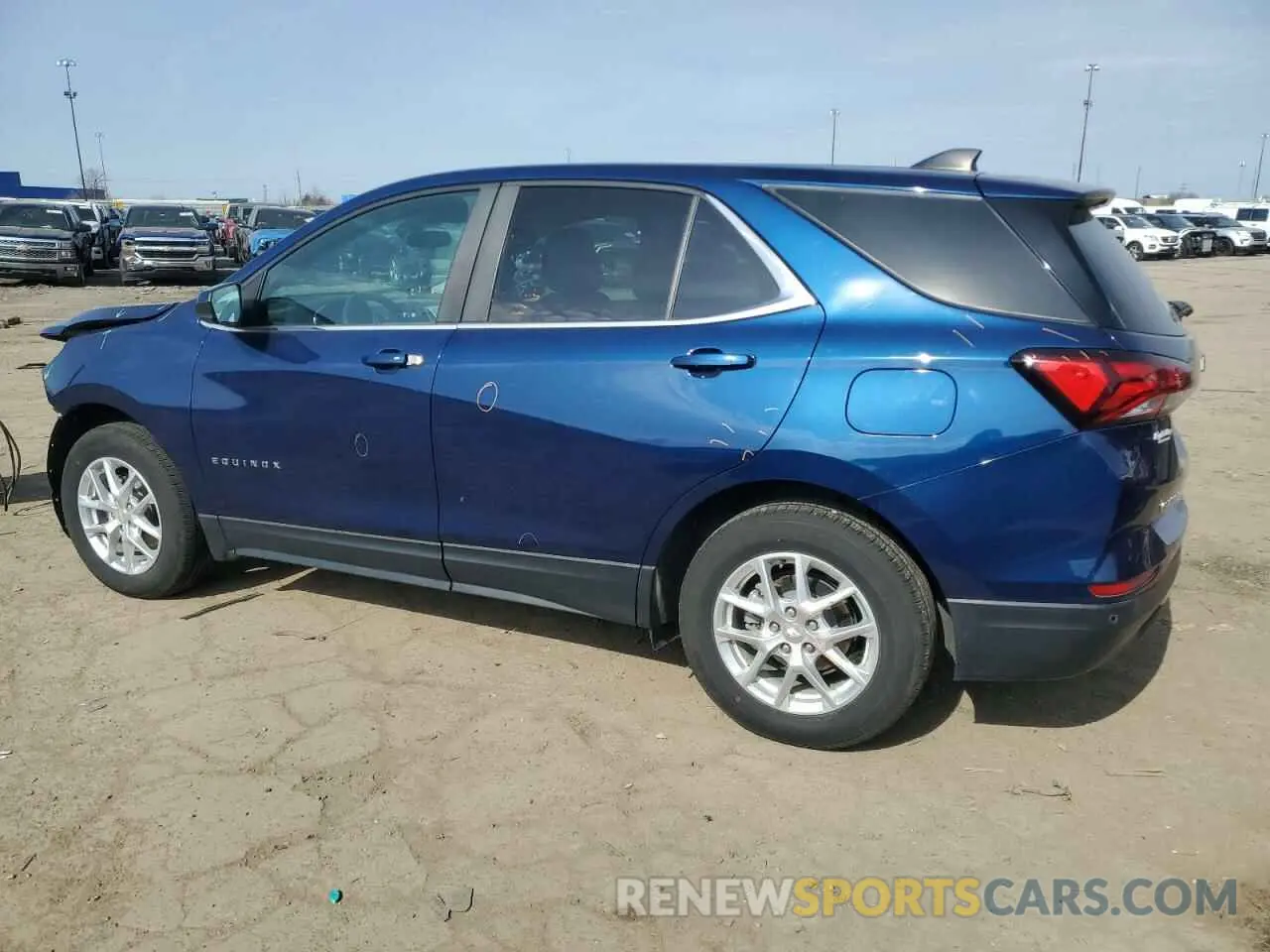 2 Photograph of a damaged car 3GNAXJEV8NS158362 CHEVROLET EQUINOX 2022