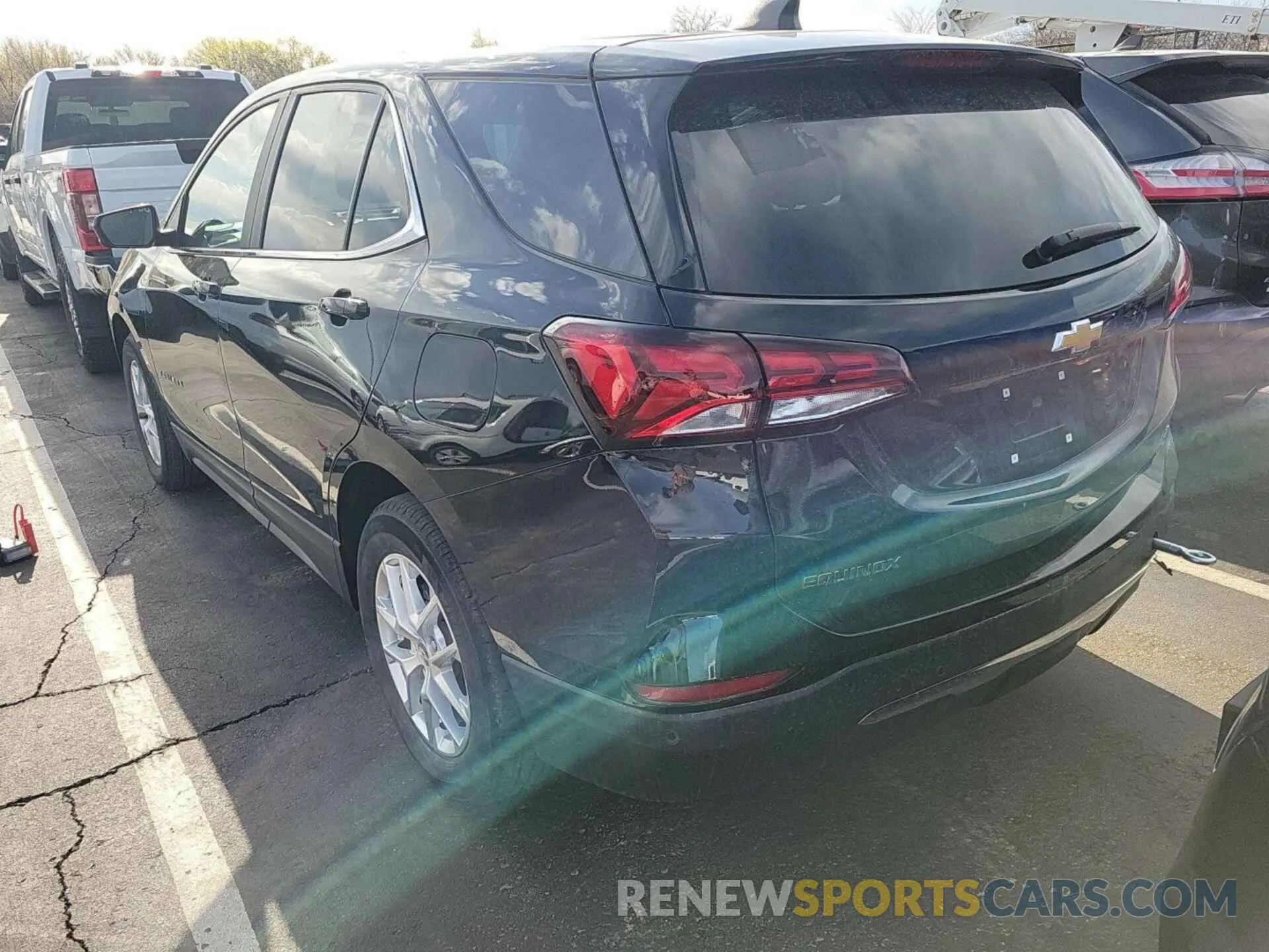 1 Photograph of a damaged car 3GNAXJEV9NL143251 CHEVROLET EQUINOX 2022