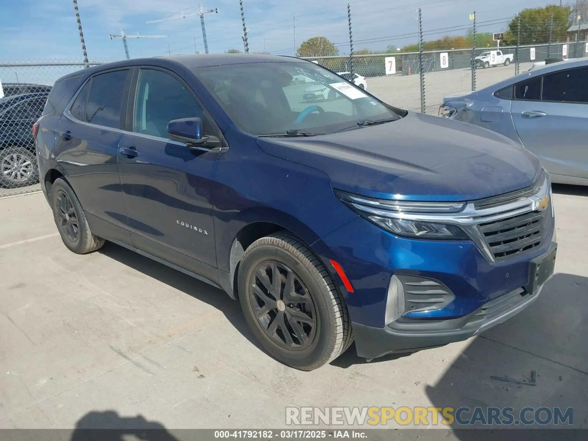 1 Photograph of a damaged car 3GNAXJEVXNL136342 CHEVROLET EQUINOX 2022