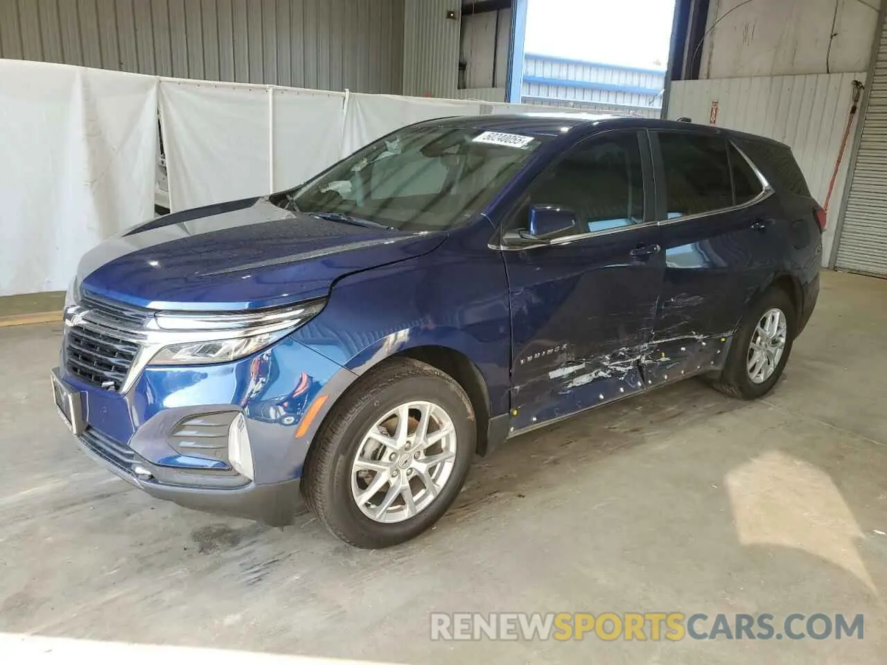 1 Photograph of a damaged car 3GNAXKEV0NL242935 CHEVROLET EQUINOX 2022