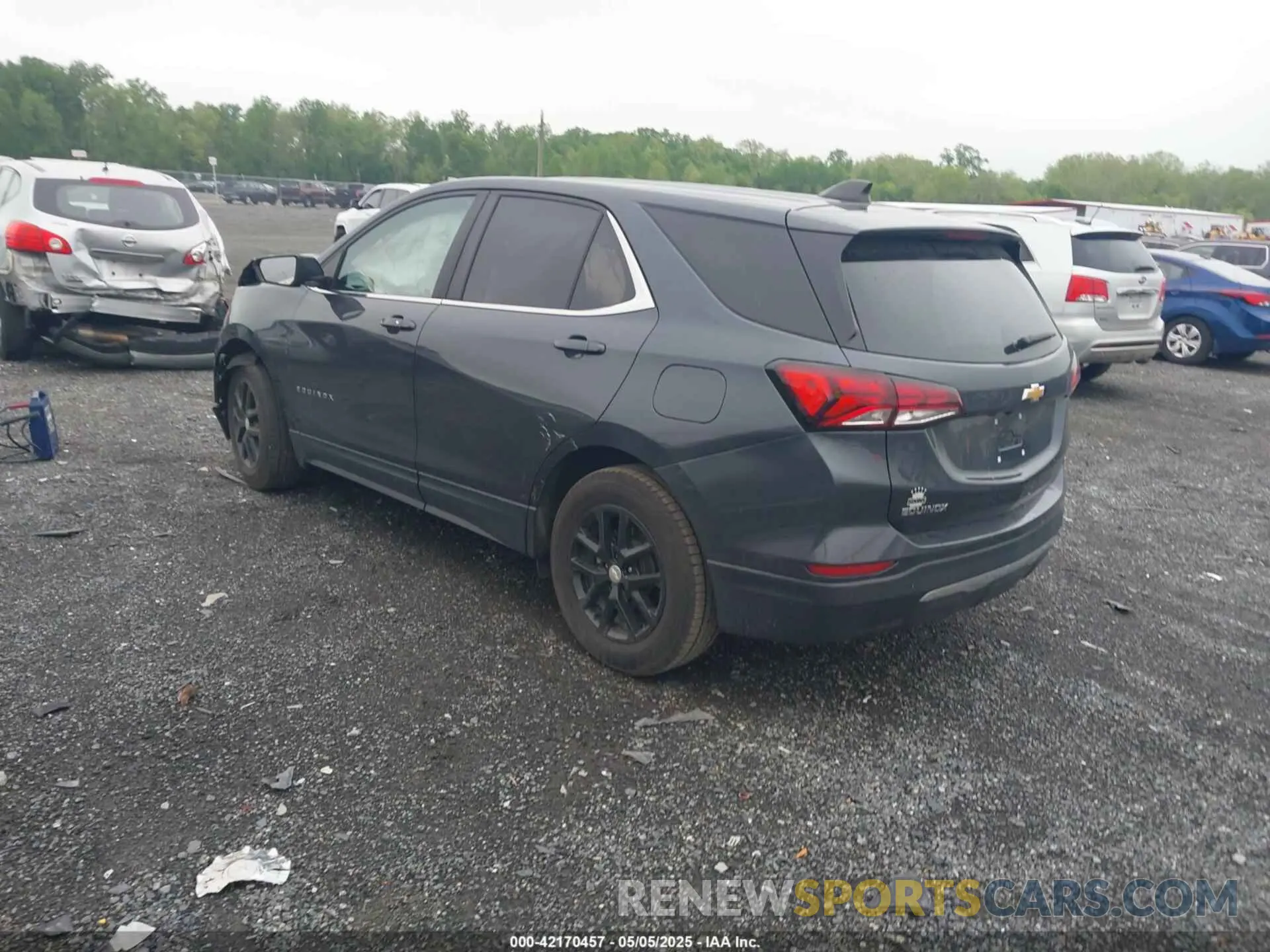 3 Photograph of a damaged car 3GNAXKEV0NS100297 CHEVROLET EQUINOX 2022