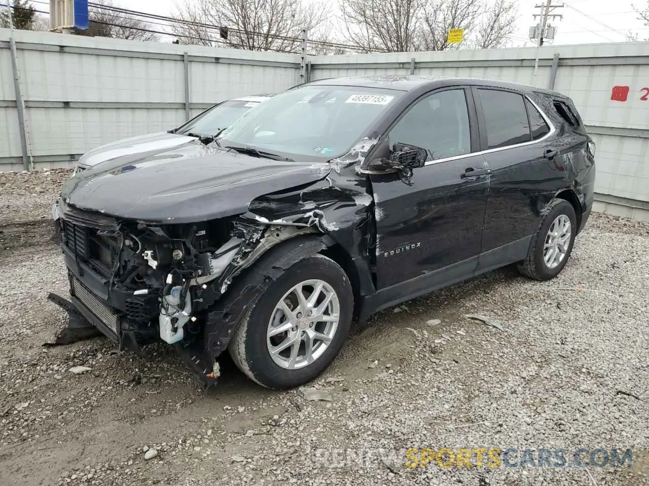 1 Photograph of a damaged car 3GNAXKEV1NL123002 CHEVROLET EQUINOX 2022
