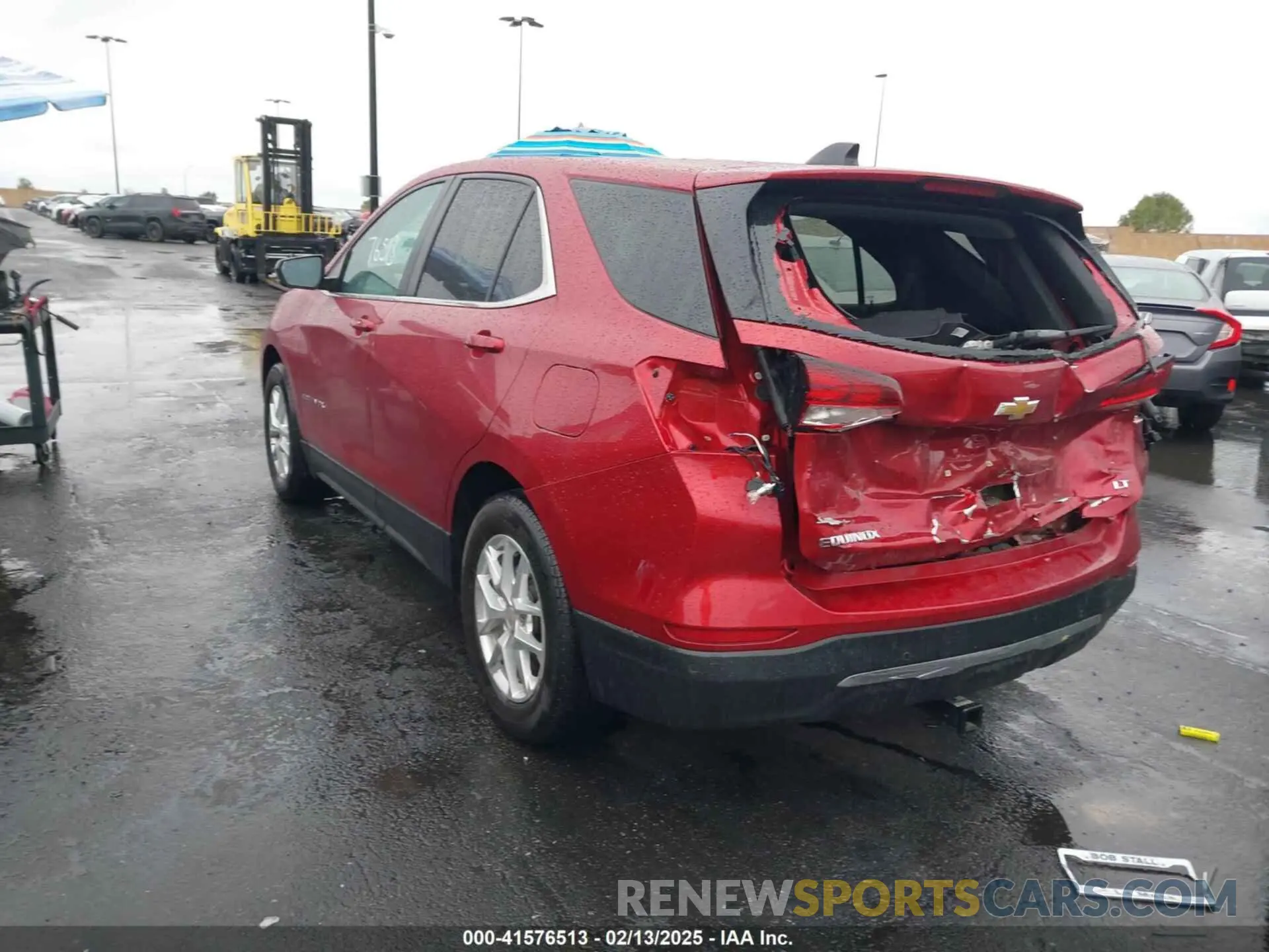 3 Photograph of a damaged car 3GNAXKEV1NL183605 CHEVROLET EQUINOX 2022