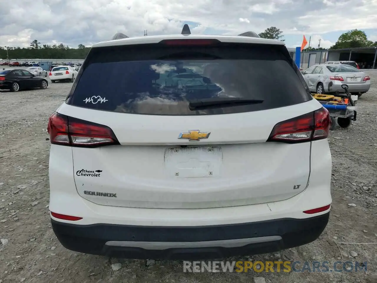 6 Photograph of a damaged car 3GNAXKEV1NL292047 CHEVROLET EQUINOX 2022