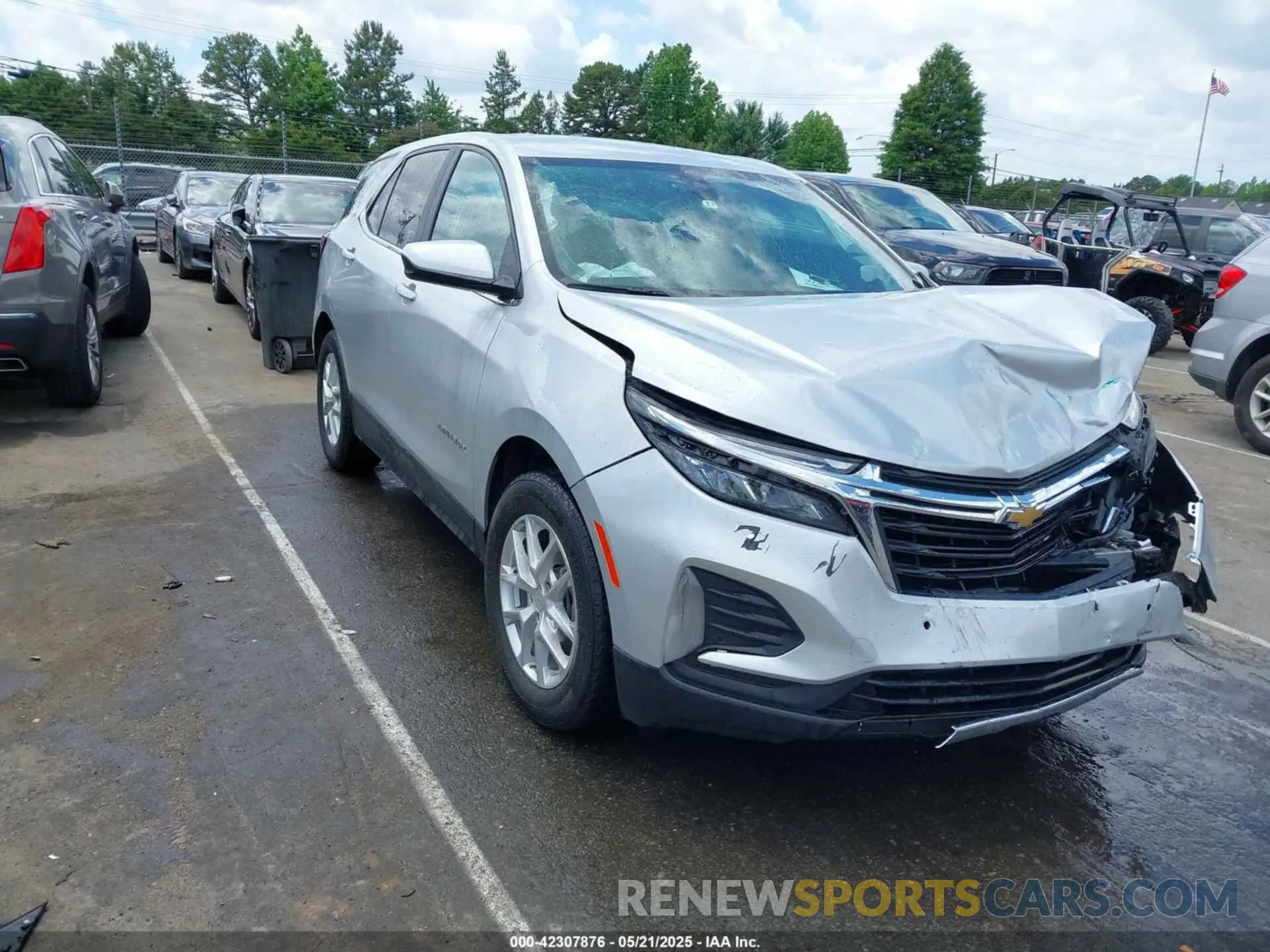 1 Photograph of a damaged car 3GNAXKEV1NS189037 CHEVROLET EQUINOX 2022