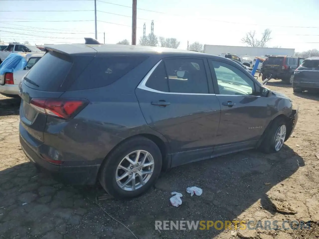 3 Photograph of a damaged car 3GNAXKEV1NS197946 CHEVROLET EQUINOX 2022