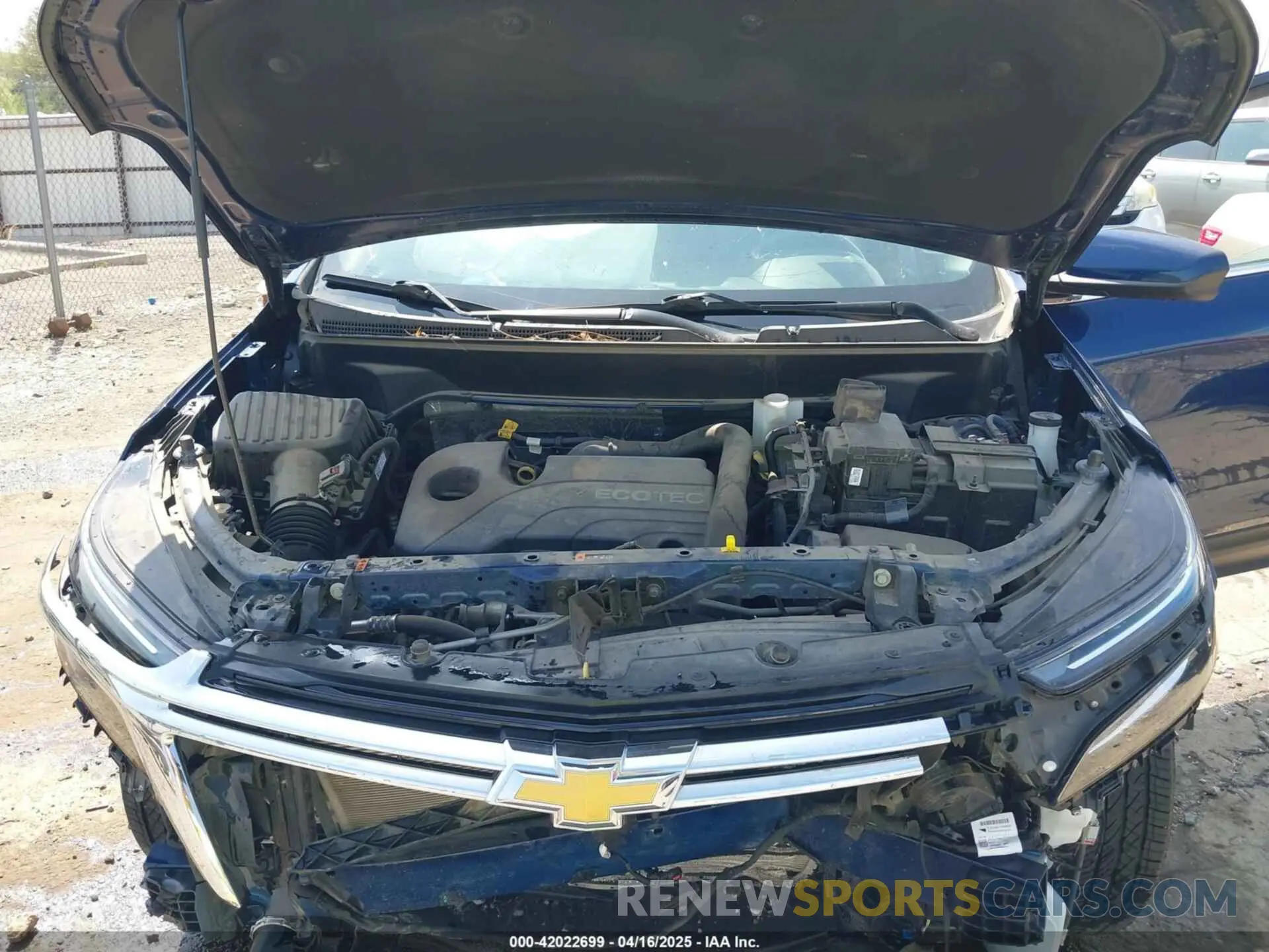 10 Photograph of a damaged car 3GNAXKEV2NL131190 CHEVROLET EQUINOX 2022