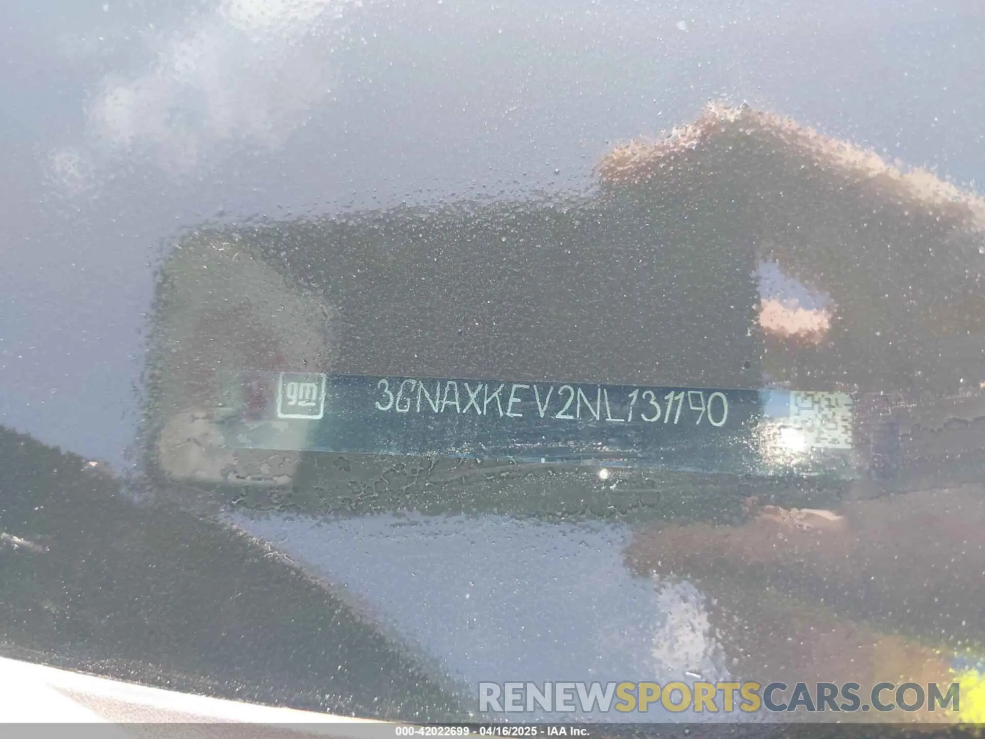 9 Photograph of a damaged car 3GNAXKEV2NL131190 CHEVROLET EQUINOX 2022
