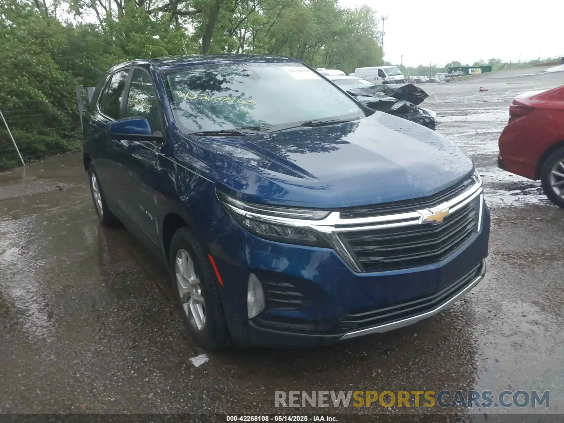 1 Photograph of a damaged car 3GNAXKEV2NL145882 CHEVROLET EQUINOX 2022