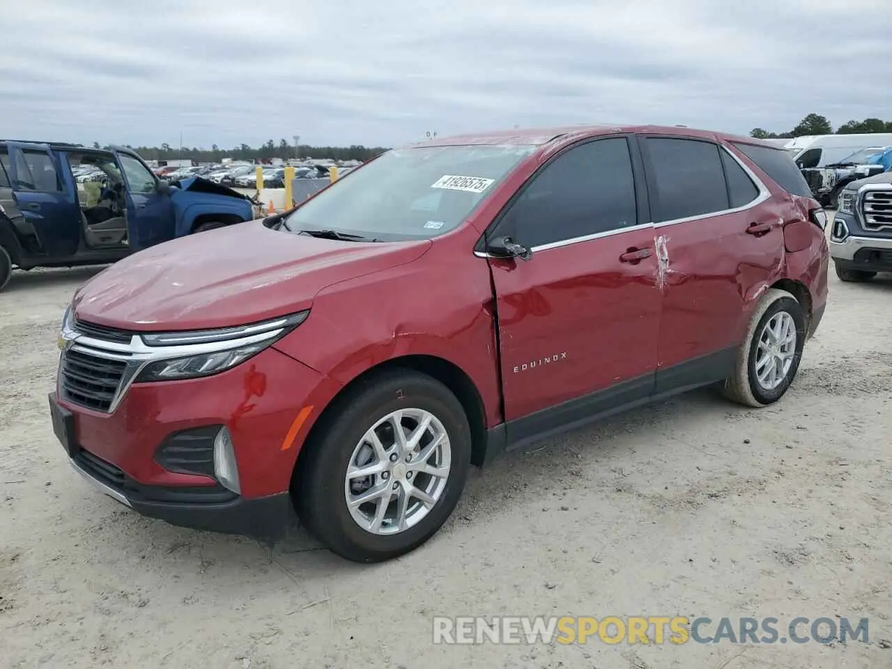 1 Photograph of a damaged car 3GNAXKEV2NL147129 CHEVROLET EQUINOX 2022