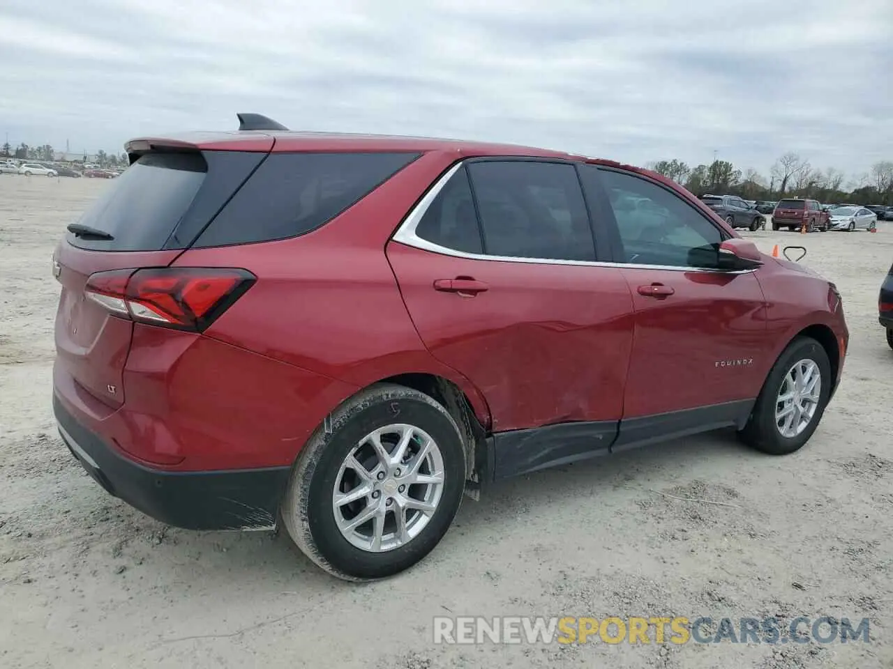 3 Photograph of a damaged car 3GNAXKEV2NL147129 CHEVROLET EQUINOX 2022
