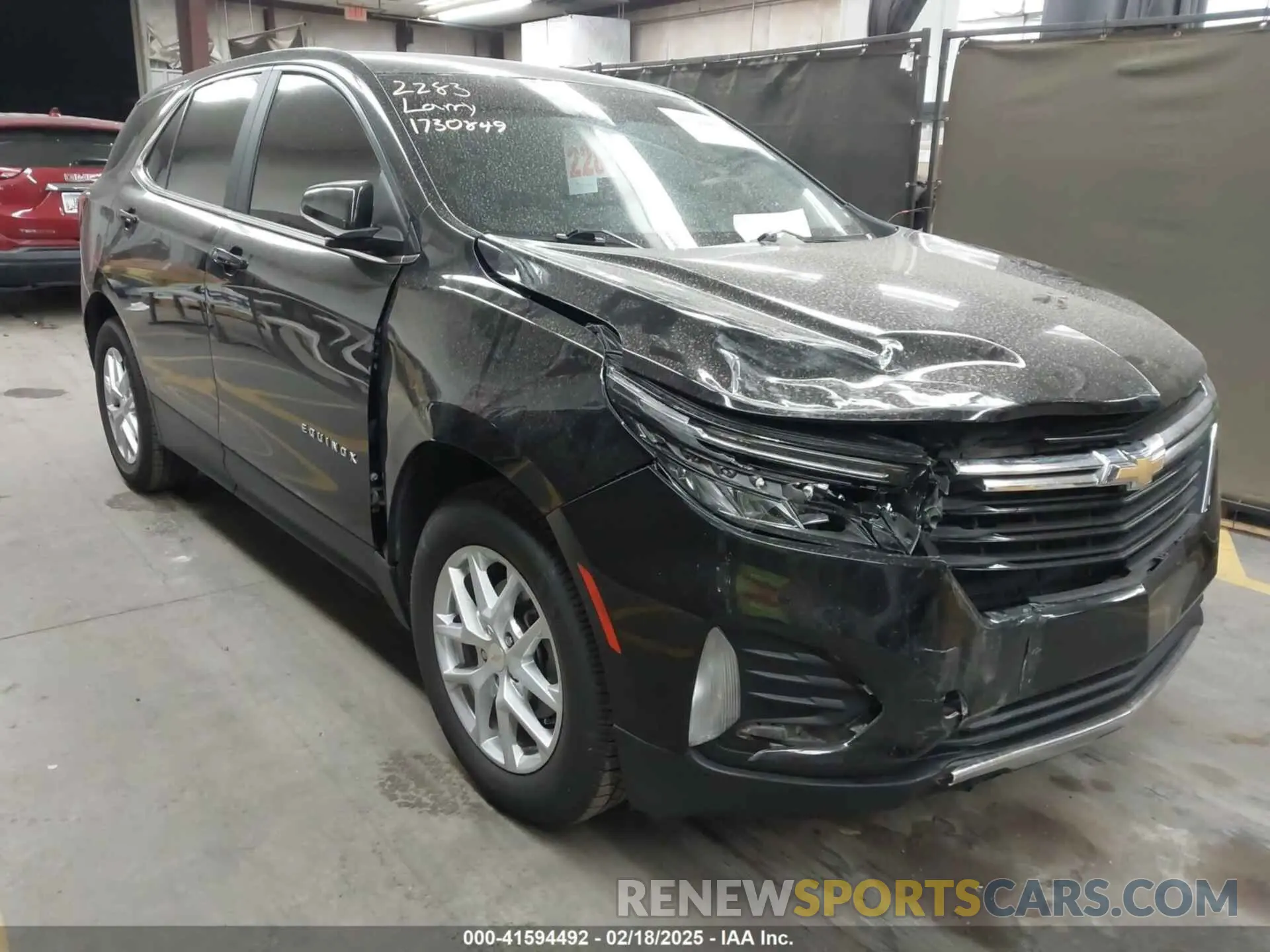 1 Photograph of a damaged car 3GNAXKEV2NL250051 CHEVROLET EQUINOX 2022