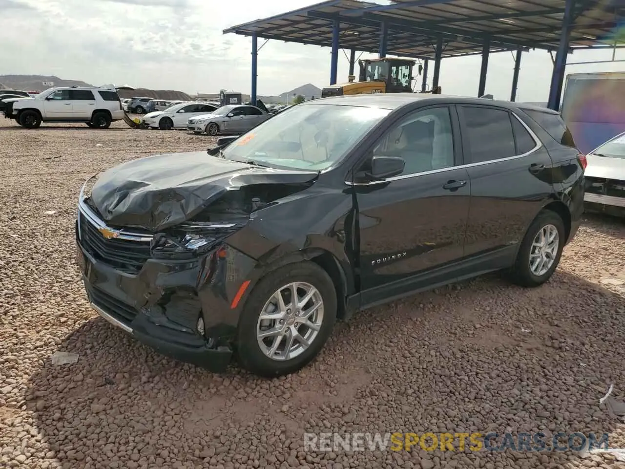 1 Photograph of a damaged car 3GNAXKEV3NL113961 CHEVROLET EQUINOX 2022