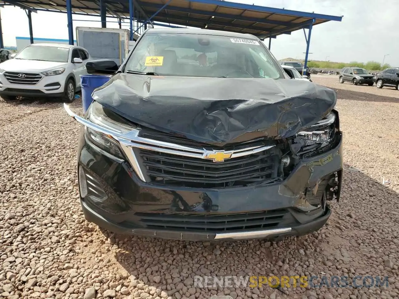 5 Photograph of a damaged car 3GNAXKEV3NL113961 CHEVROLET EQUINOX 2022