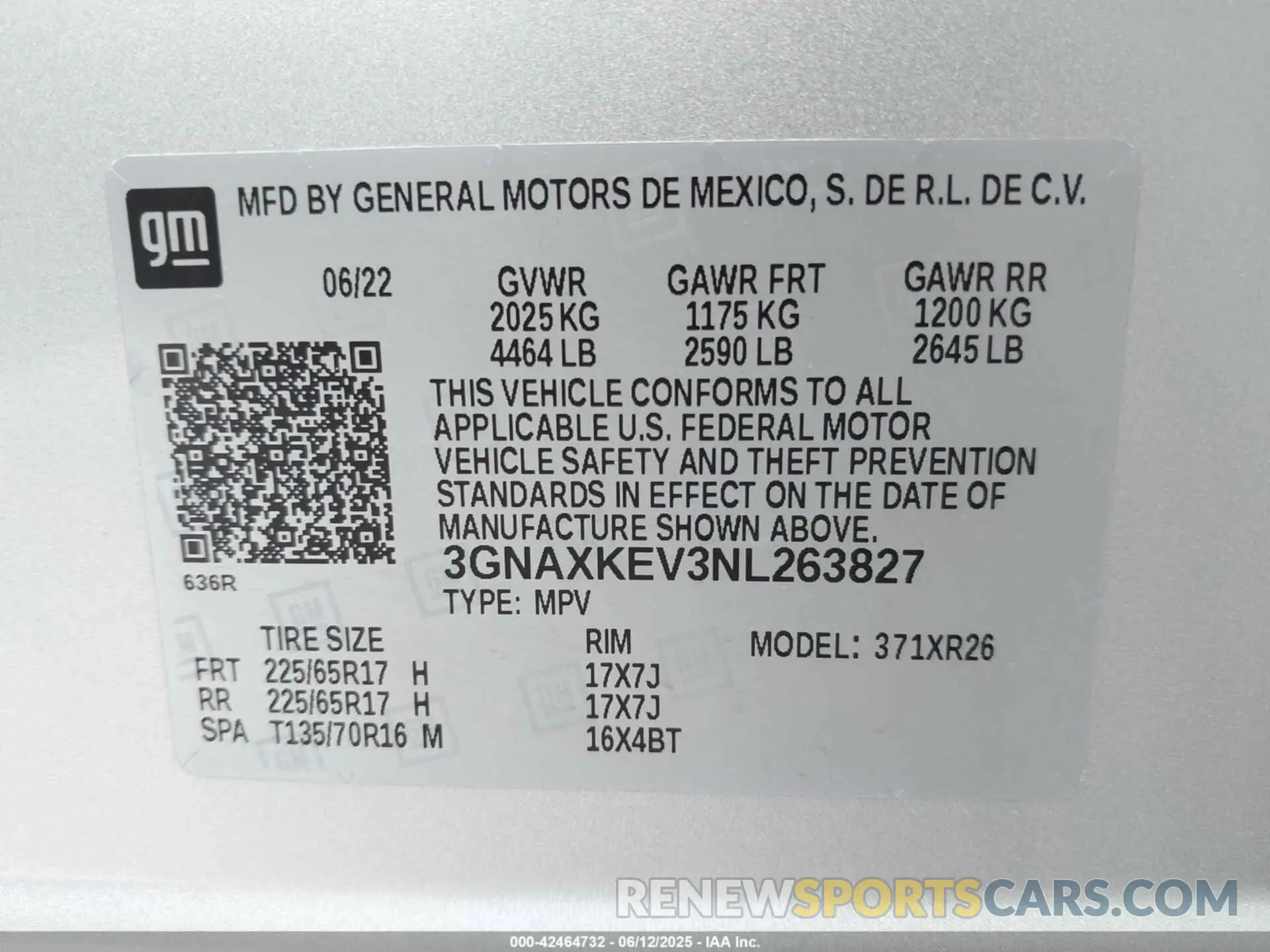 9 Photograph of a damaged car 3GNAXKEV3NL263827 CHEVROLET EQUINOX 2022