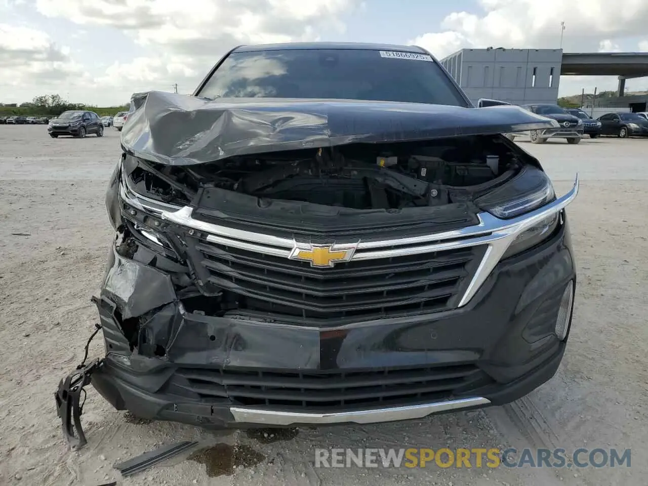 5 Photograph of a damaged car 3GNAXKEV4NL107134 CHEVROLET EQUINOX 2022