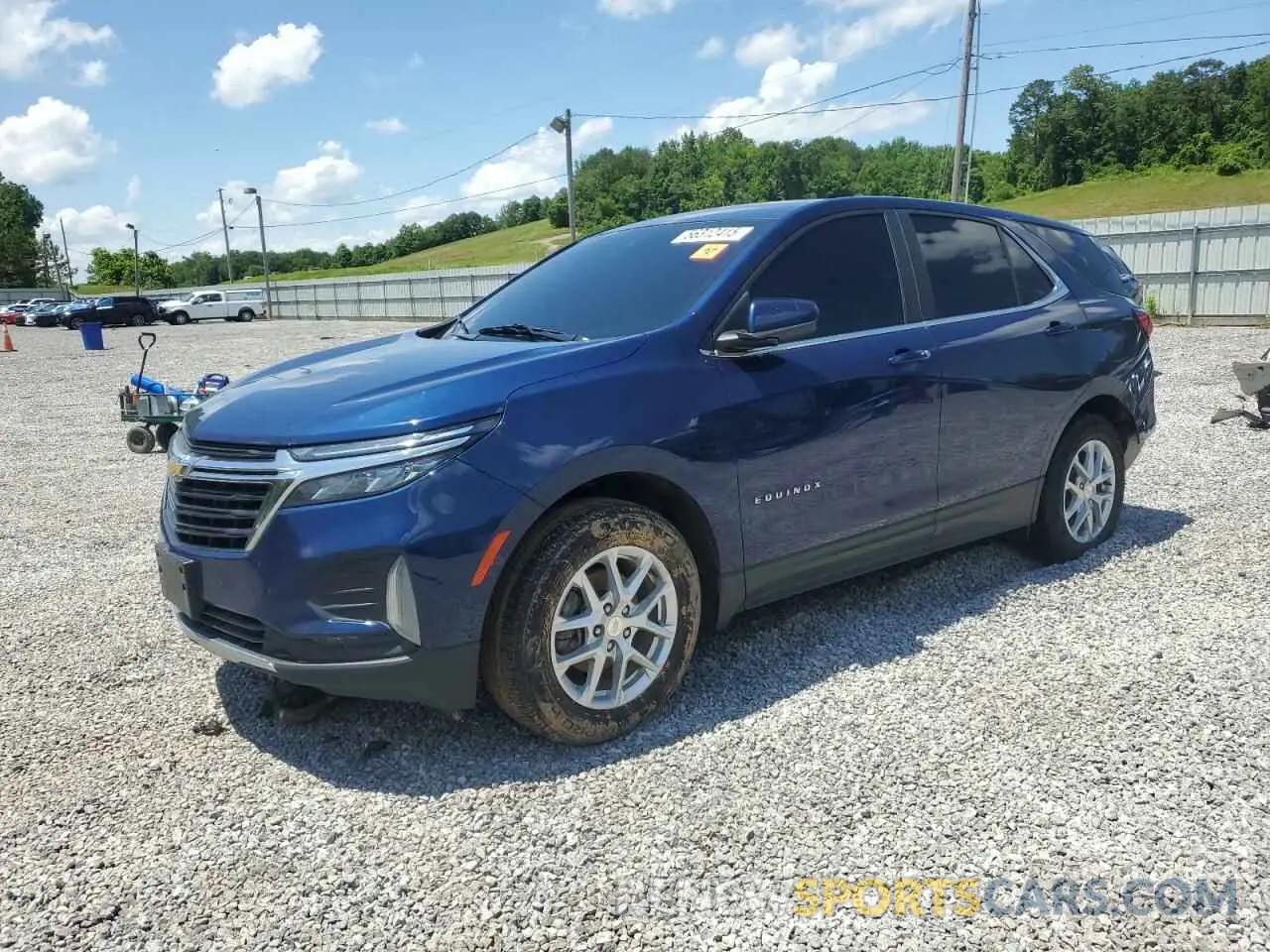 1 Photograph of a damaged car 3GNAXKEV4NL142451 CHEVROLET EQUINOX 2022