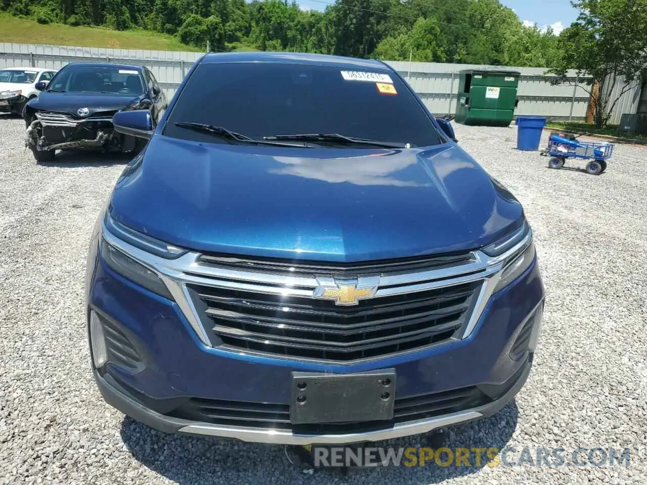 5 Photograph of a damaged car 3GNAXKEV4NL142451 CHEVROLET EQUINOX 2022