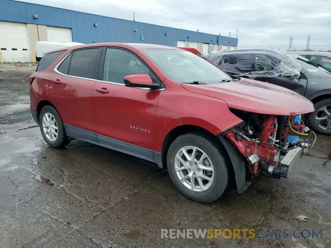 4 Photograph of a damaged car 3GNAXKEV4NL203247 CHEVROLET EQUINOX 2022