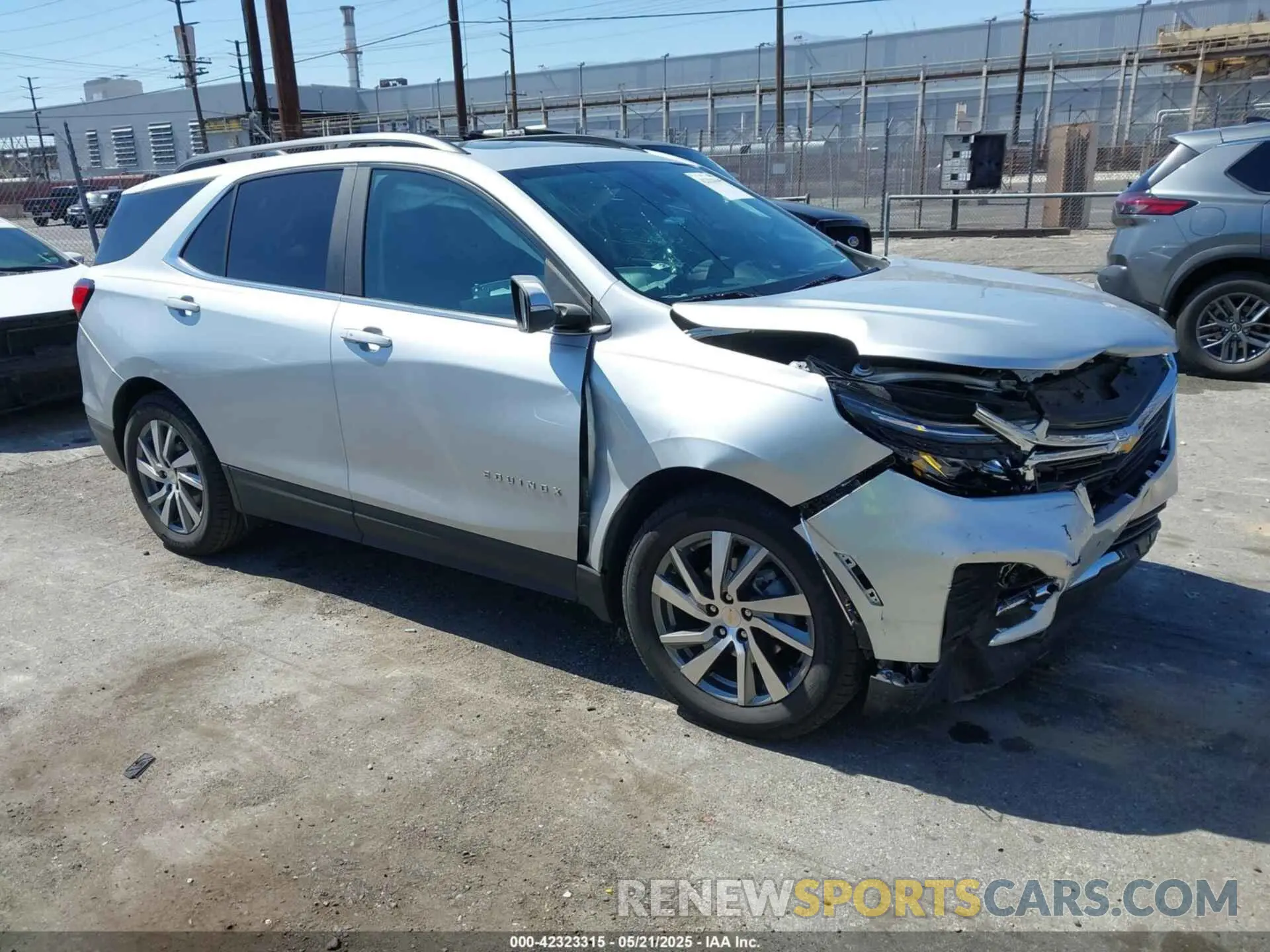 1 Photograph of a damaged car 3GNAXKEV4NL262654 CHEVROLET EQUINOX 2022