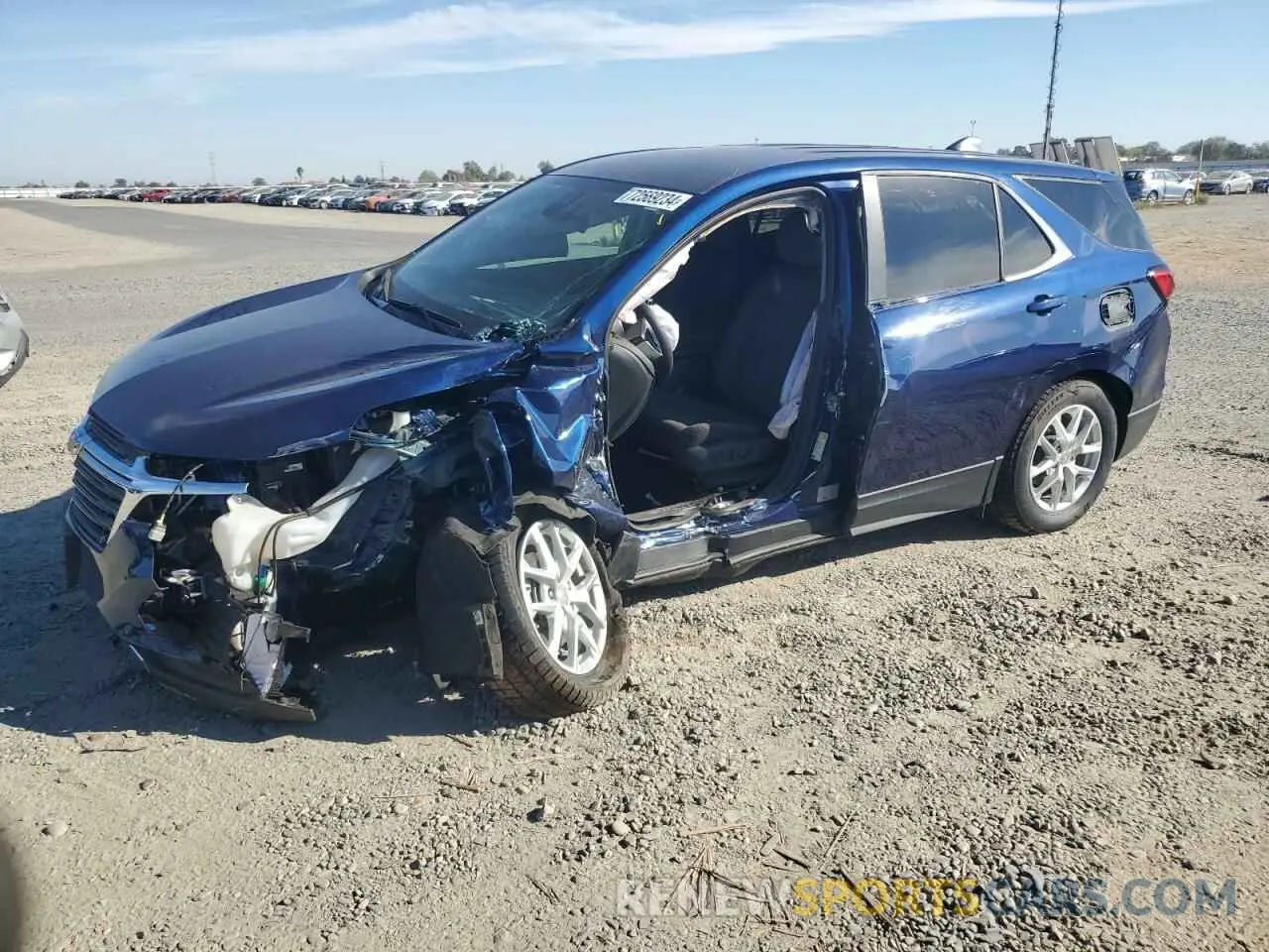 1 Photograph of a damaged car 3GNAXKEV4NL295878 CHEVROLET EQUINOX 2022